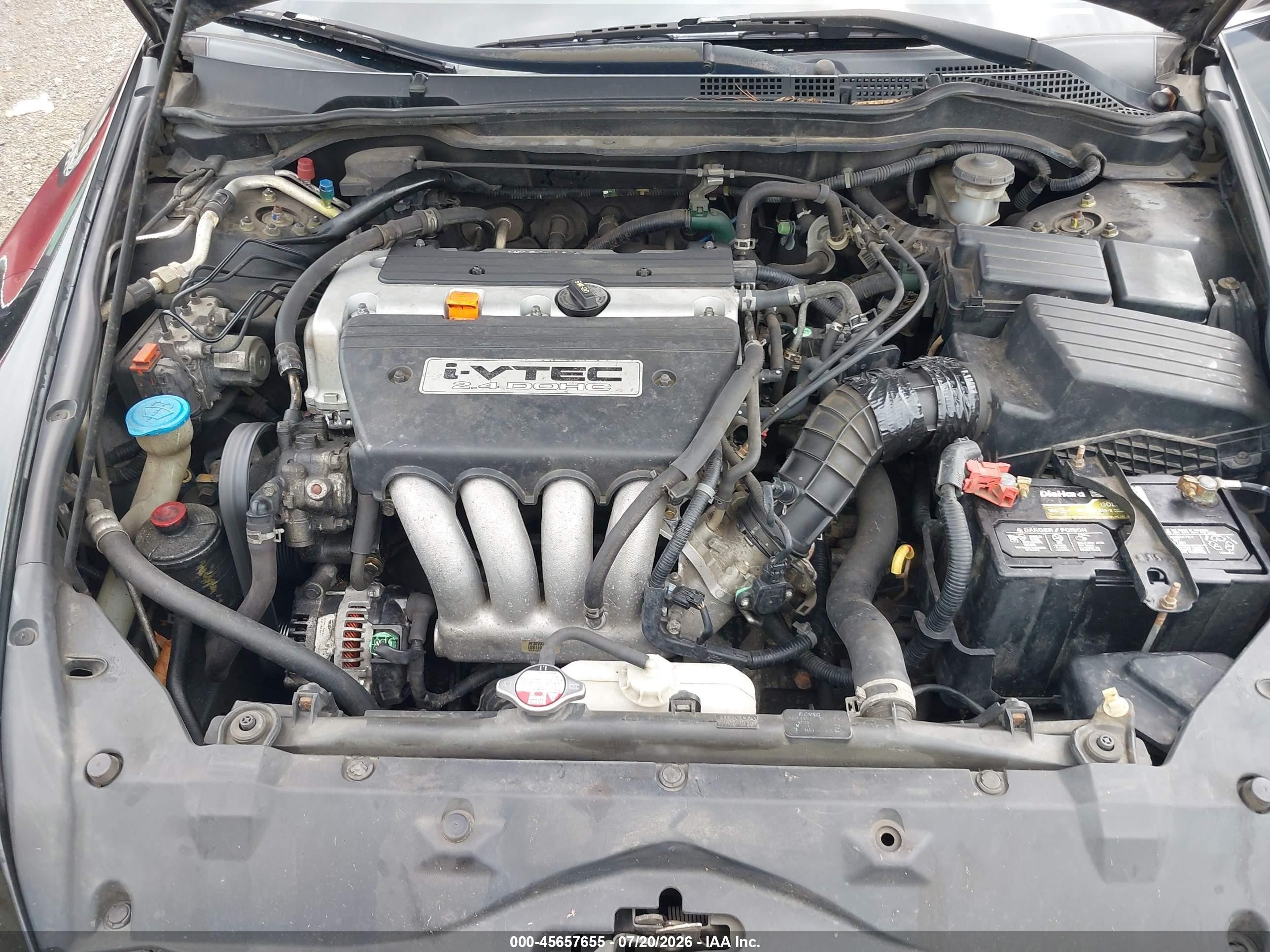 2004 Honda Accord 2.4 Ex Black vin: 1HGCM56854A114010