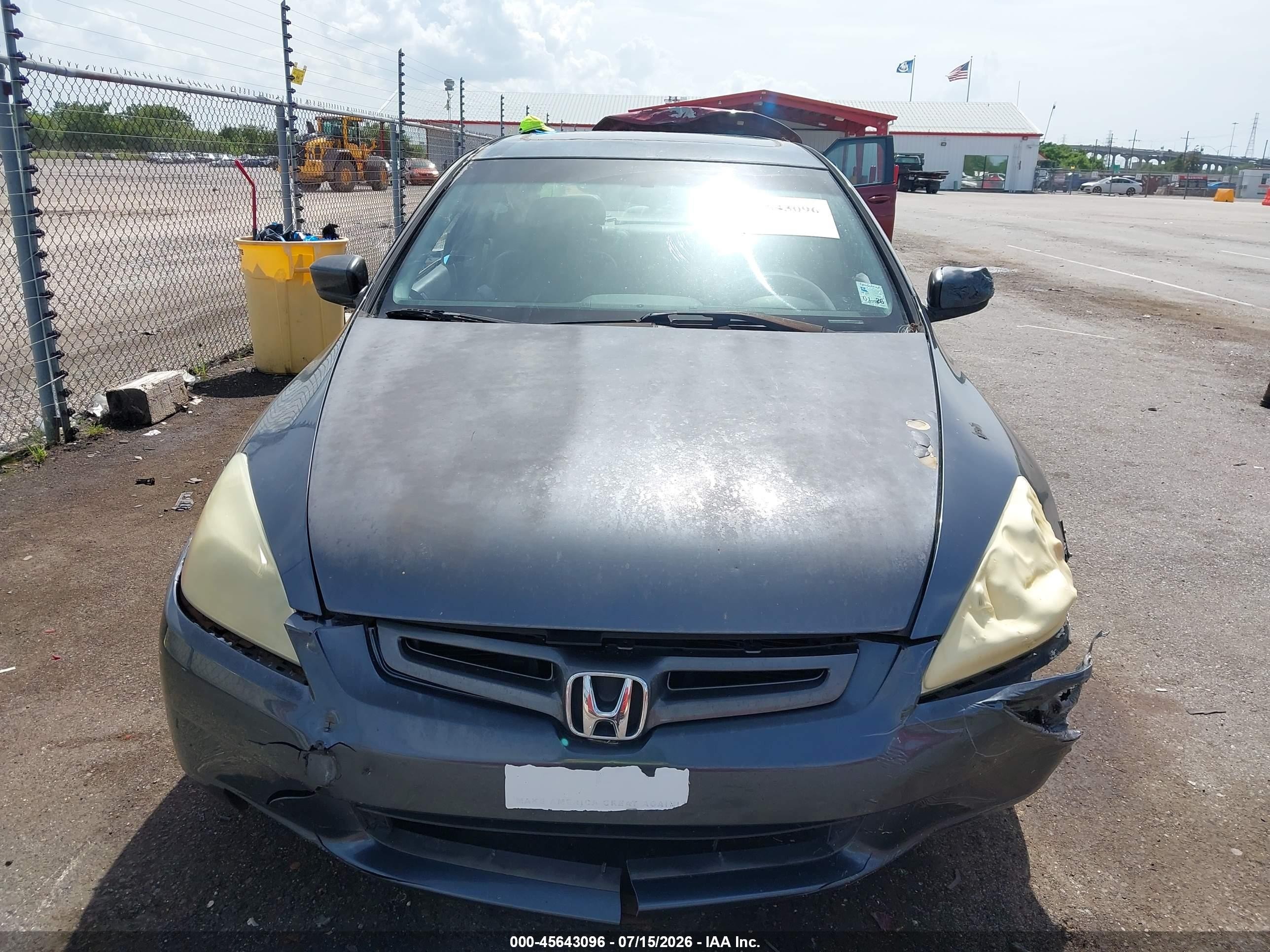 2005 Honda Accord 2.4 Ex Blue vin: 1HGCM56855A022171