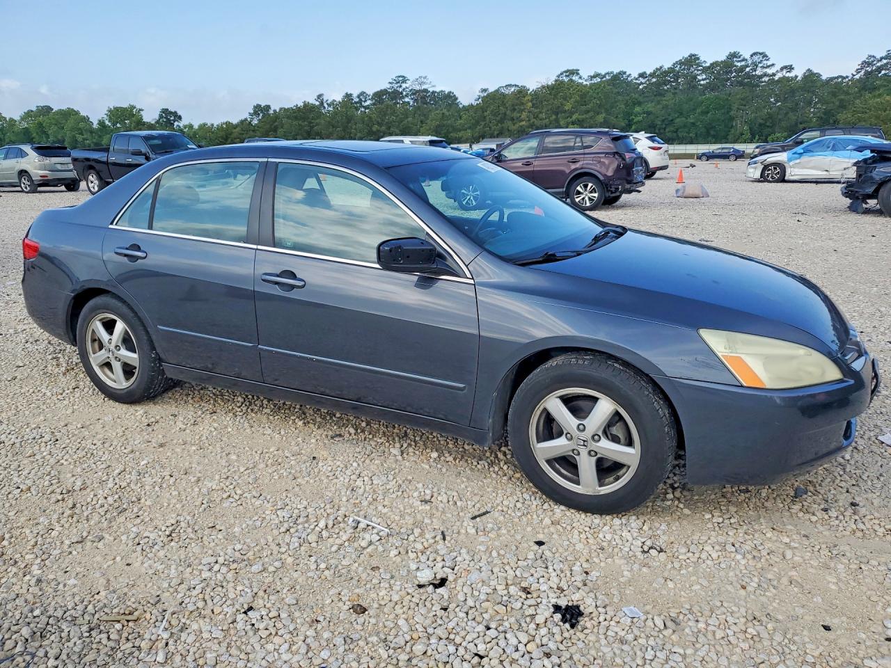 2005 Honda Accord Ex Серый vin: 1HGCM56855A024583