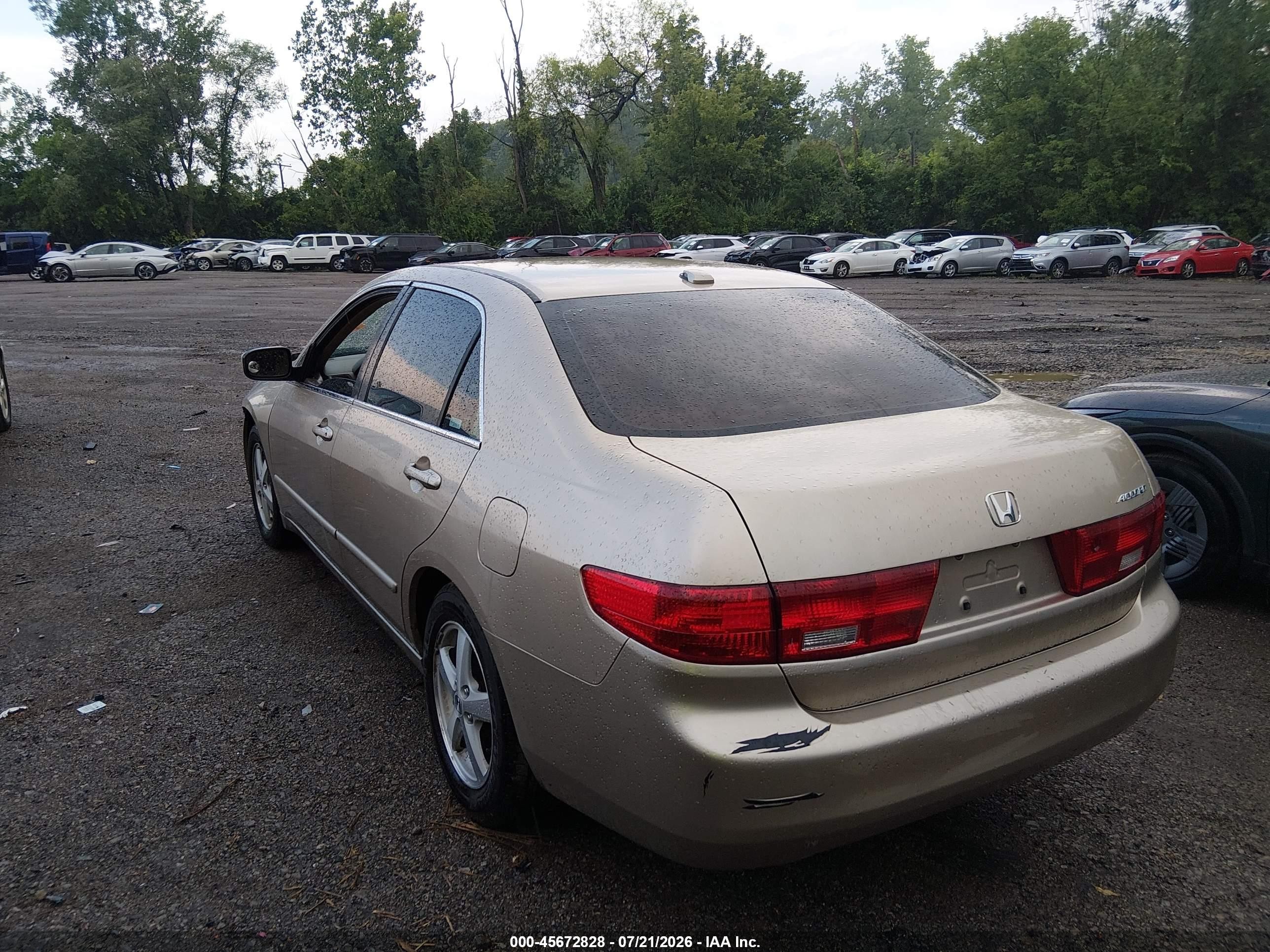 2005 Honda Accord 2.4 Ex Gold vin: 1HGCM56855A065182
