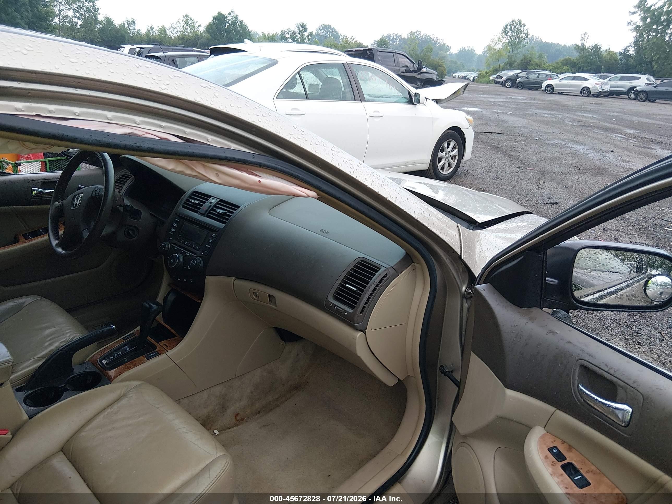 2005 Honda Accord 2.4 Ex Gold vin: 1HGCM56855A065182