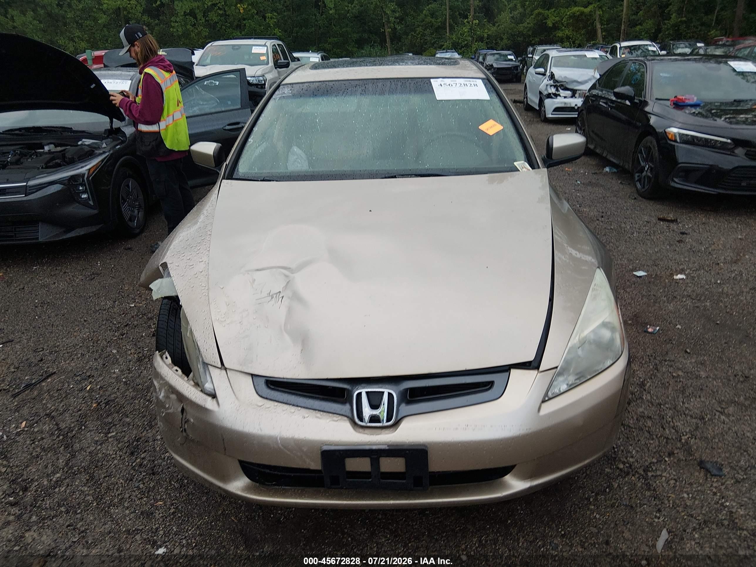 2005 Honda Accord 2.4 Ex Gold vin: 1HGCM56855A065182