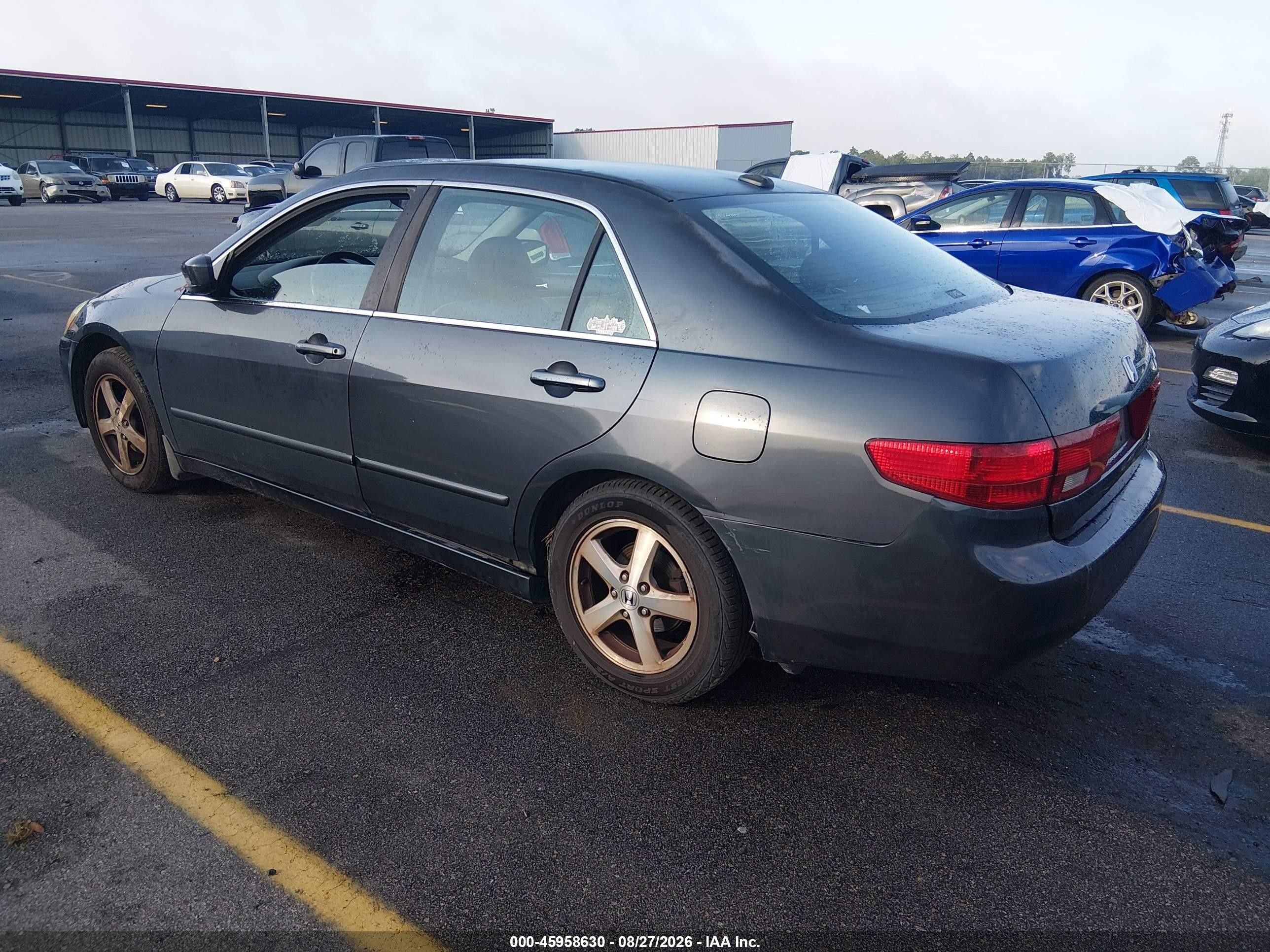 2005 Honda Accord 2.4 Ex Gray vin: 1HGCM56855A070785