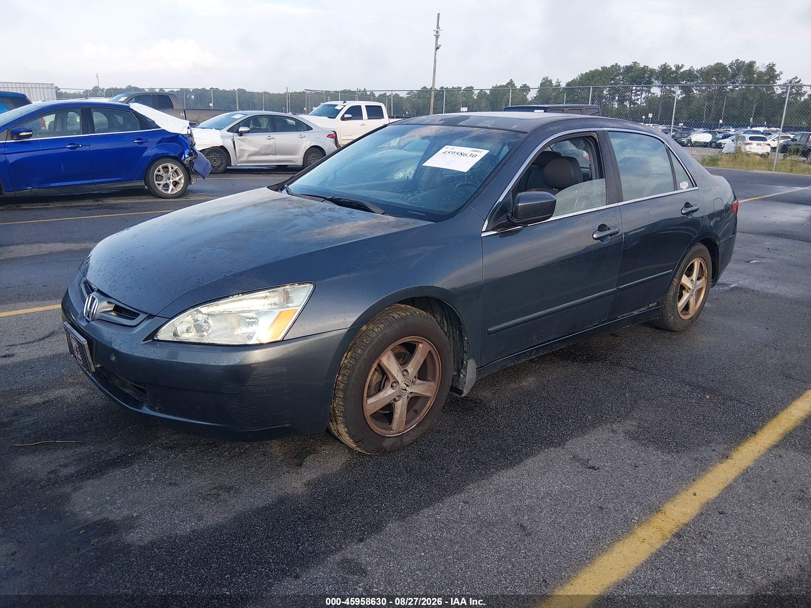 2005 Honda Accord 2.4 Ex Gray vin: 1HGCM56855A070785