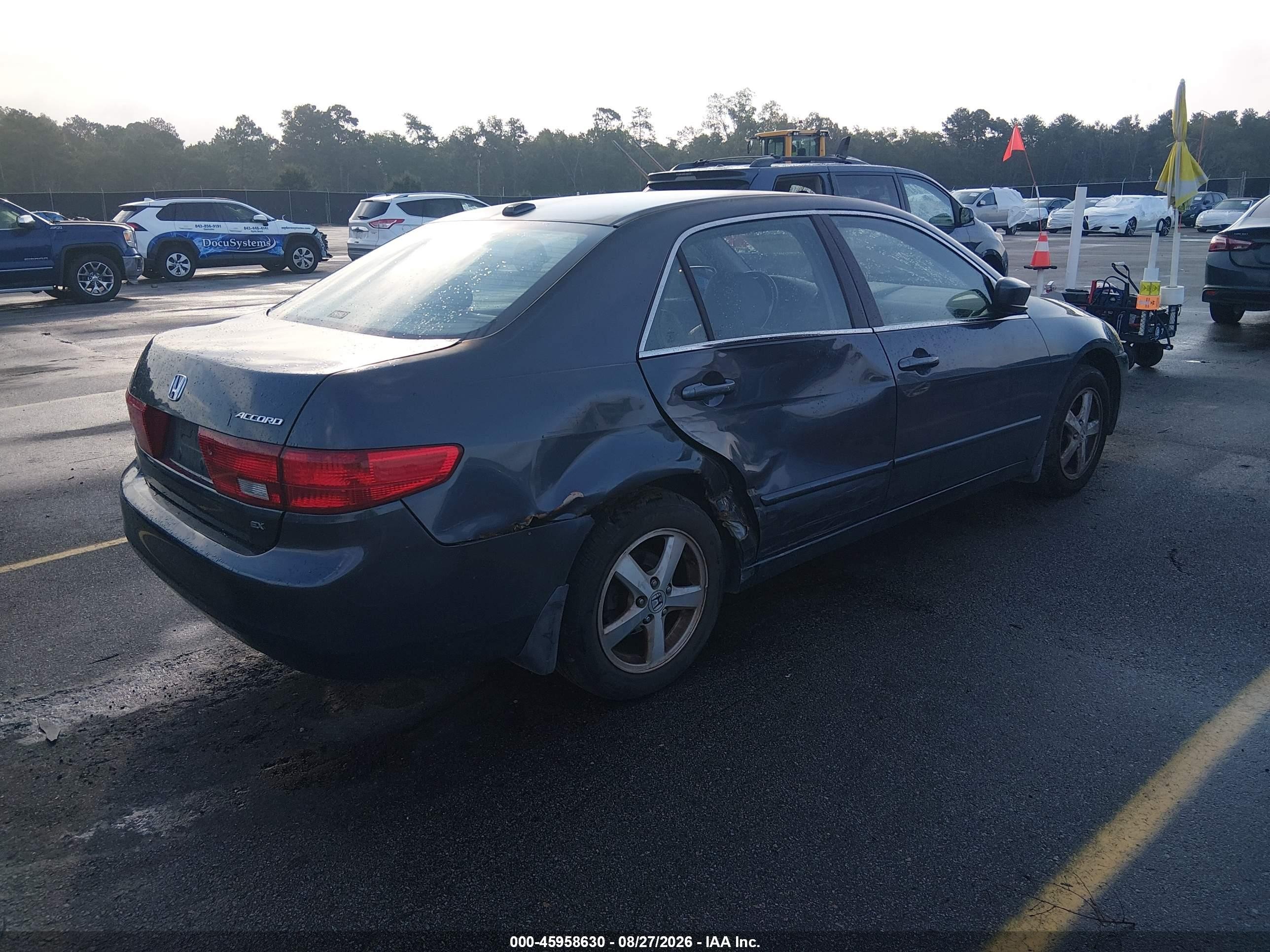 2005 Honda Accord 2.4 Ex Gray vin: 1HGCM56855A070785
