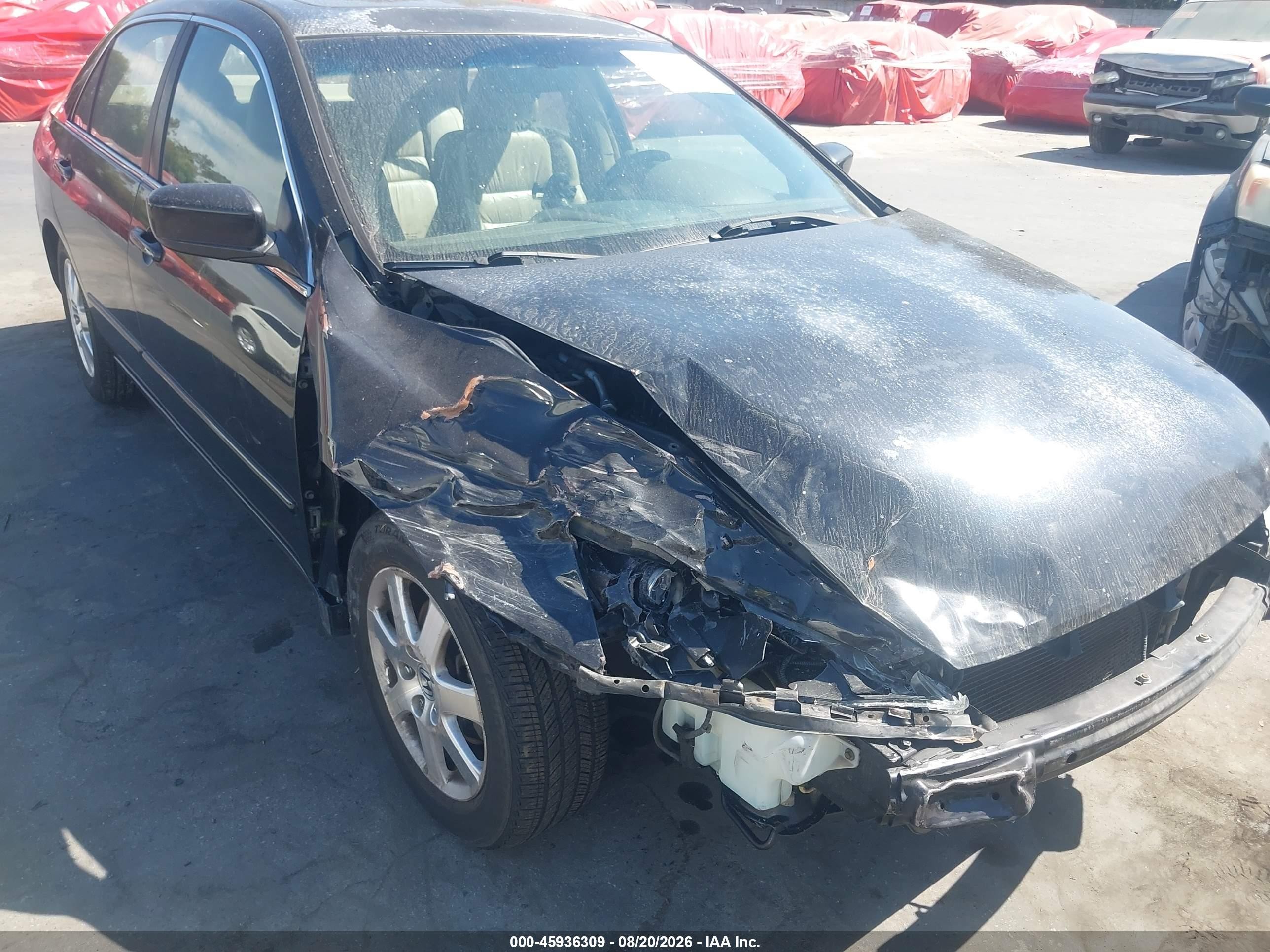 2005 Honda Accord 2.4 Ex Black vin: 1HGCM56855A084461