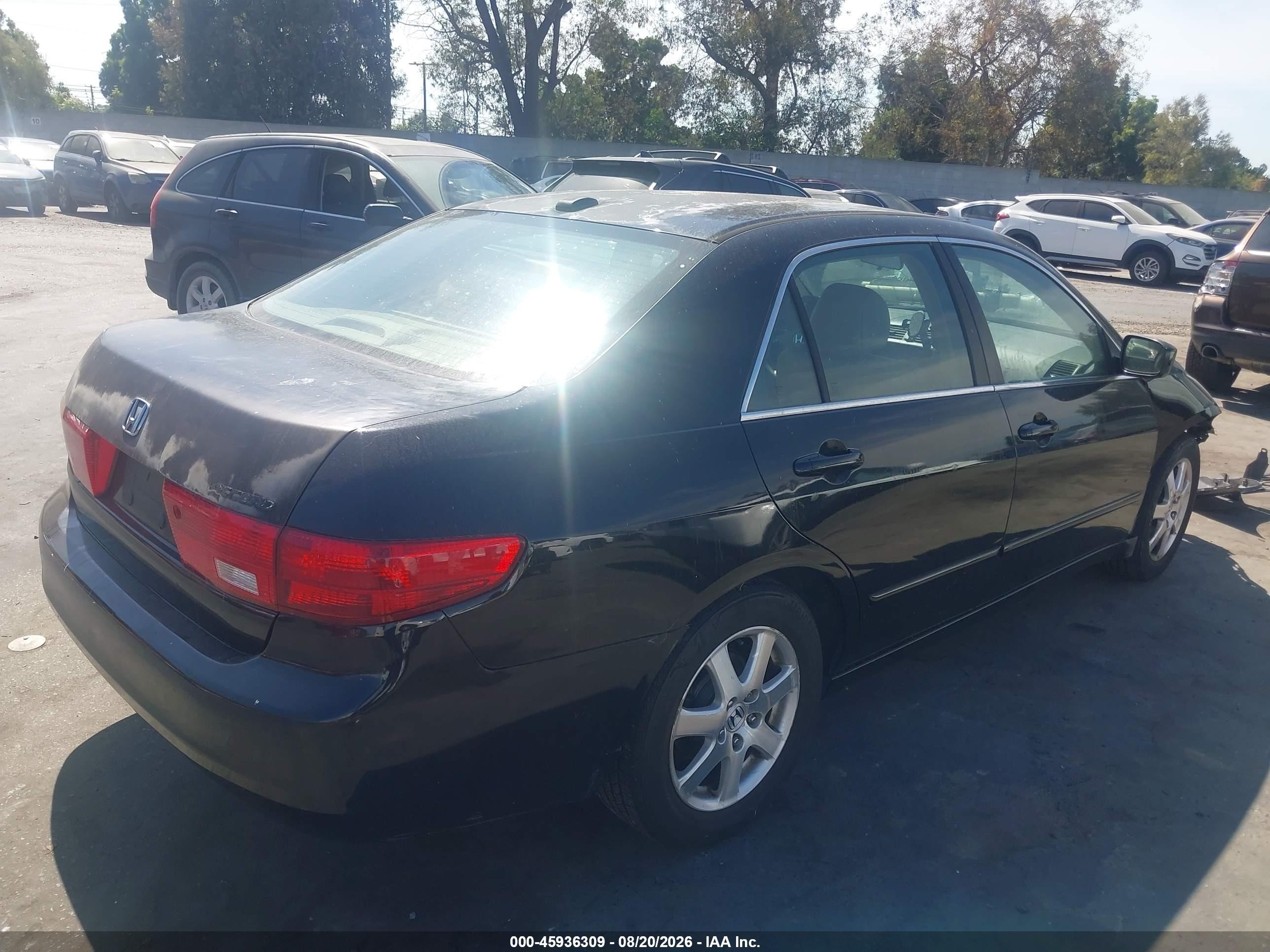 2005 Honda Accord 2.4 Ex Black vin: 1HGCM56855A084461