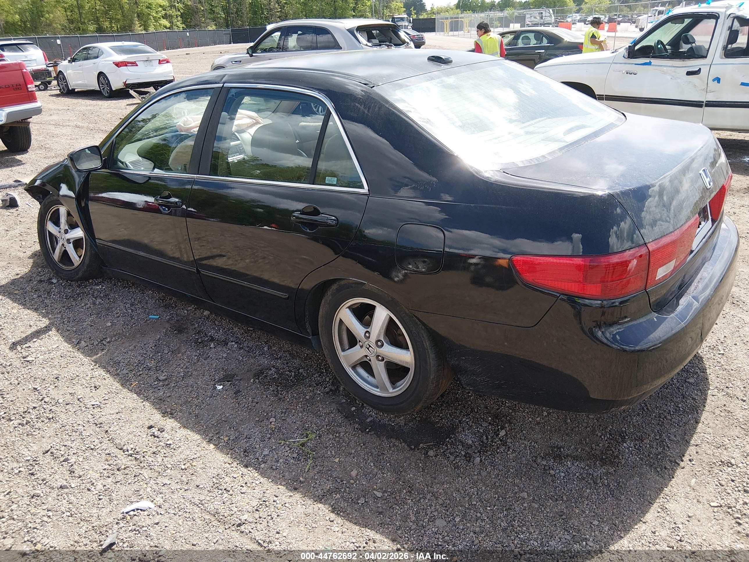 2005 Honda Accord 2.4 Ex Black vin: 1HGCM56855A135702
