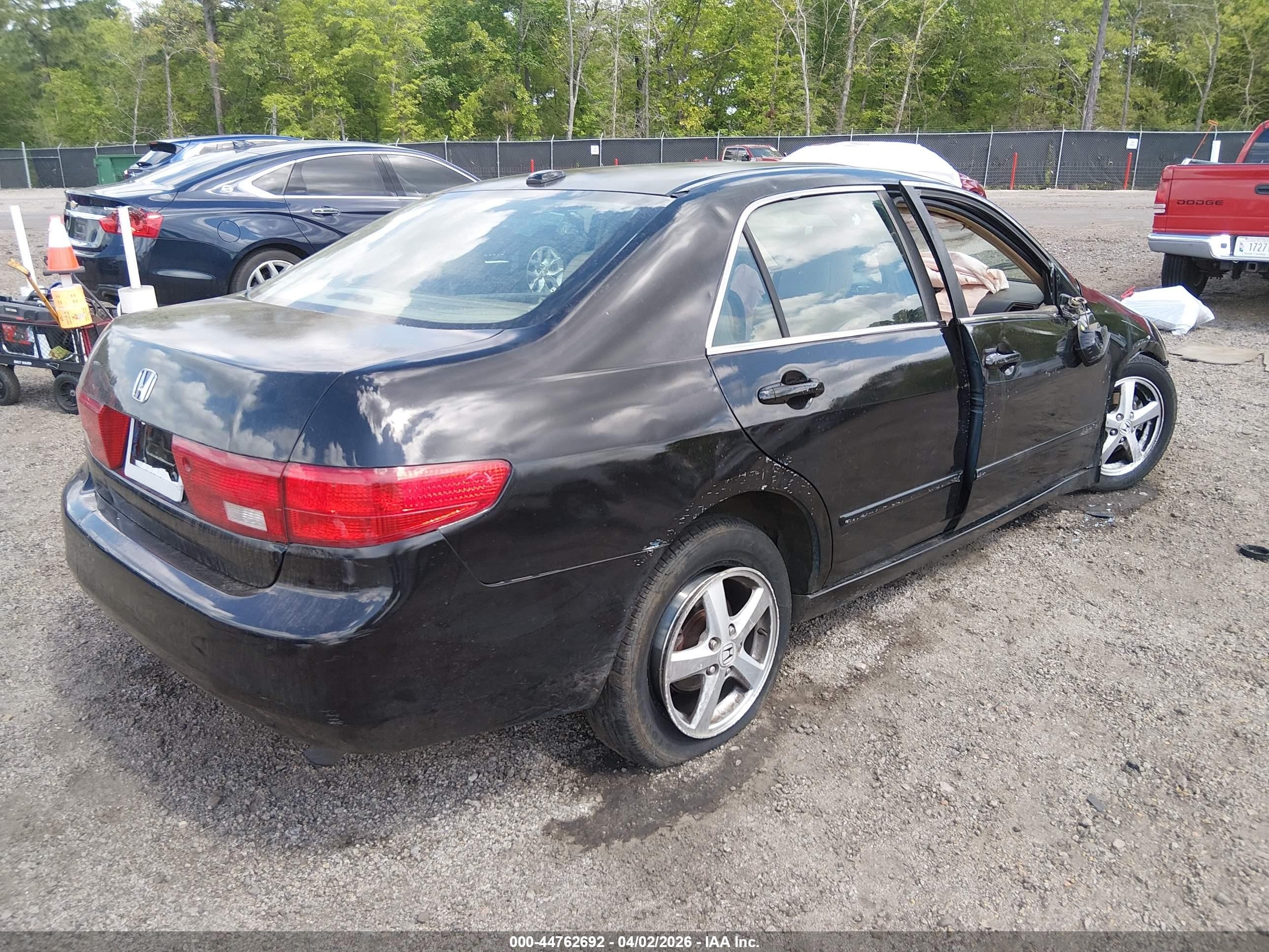2005 Honda Accord 2.4 Ex Black vin: 1HGCM56855A135702