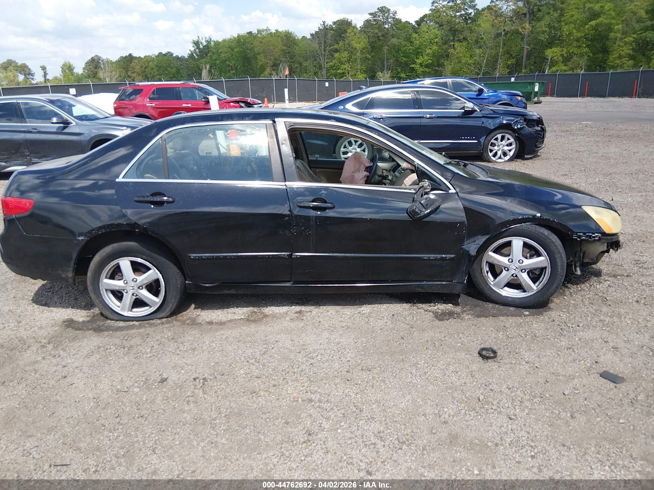 2005 Honda Accord 2.4 Ex Black vin: 1HGCM56855A135702