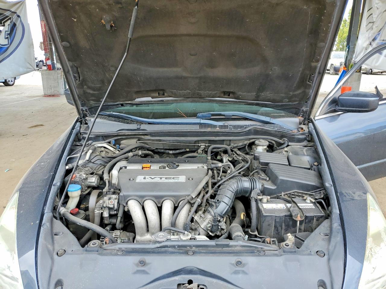 2005 Honda Accord Ex Gray vin: 1HGCM56855A150801