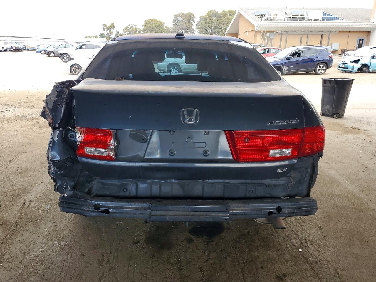 2005 Honda Accord Ex Gray vin: 1HGCM56855A150801