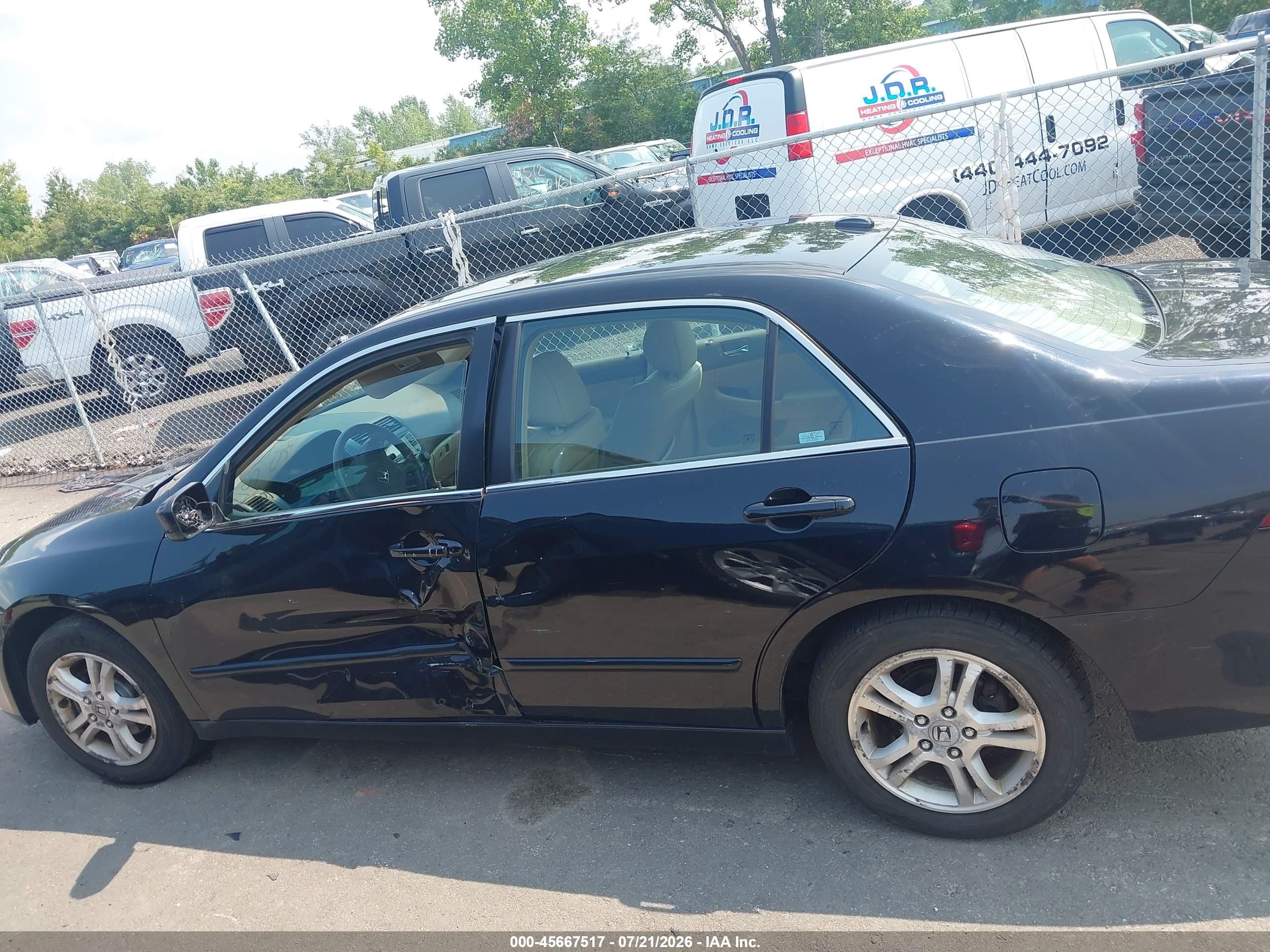2006 Honda Accord 2.4 Ex Black vin: 1HGCM56856A000740