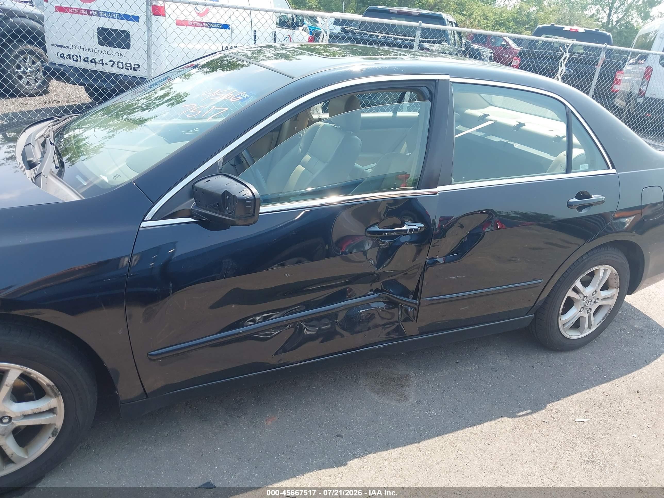 2006 Honda Accord 2.4 Ex Black vin: 1HGCM56856A000740