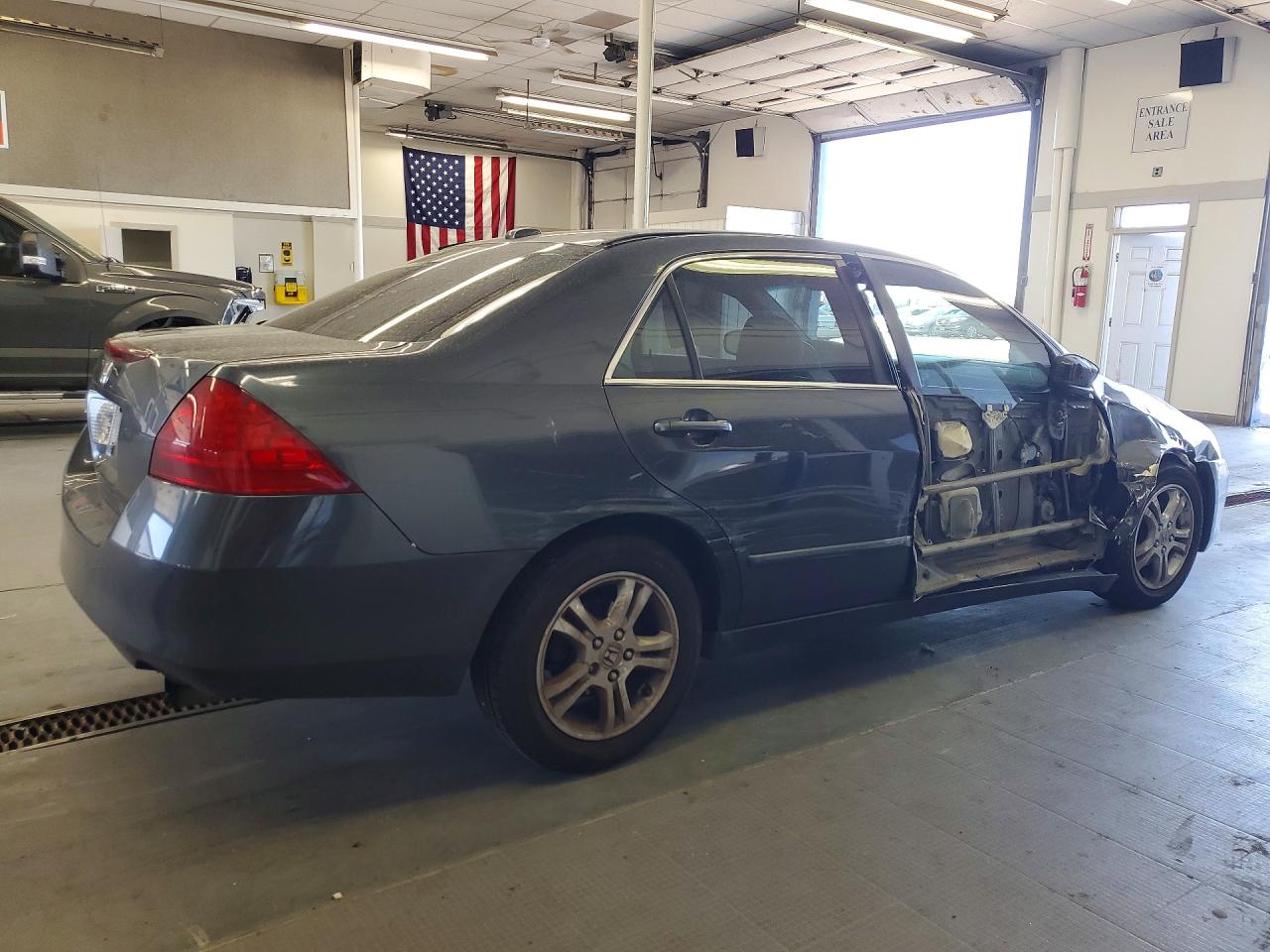 2006 Honda Accord Ex Gray vin: 1HGCM56856A005954