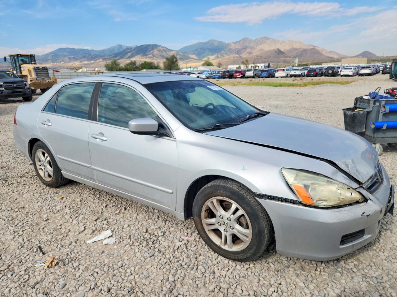 2006 Honda Accord Ex Silver vin: 1HGCM56856A011964