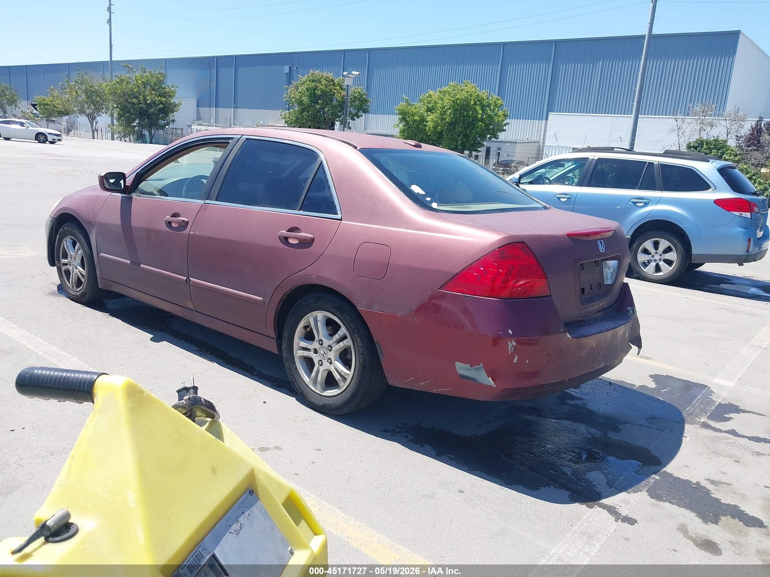 2006 Honda Accord 2.4 Ex Burgundy vin: 1HGCM56856A038422