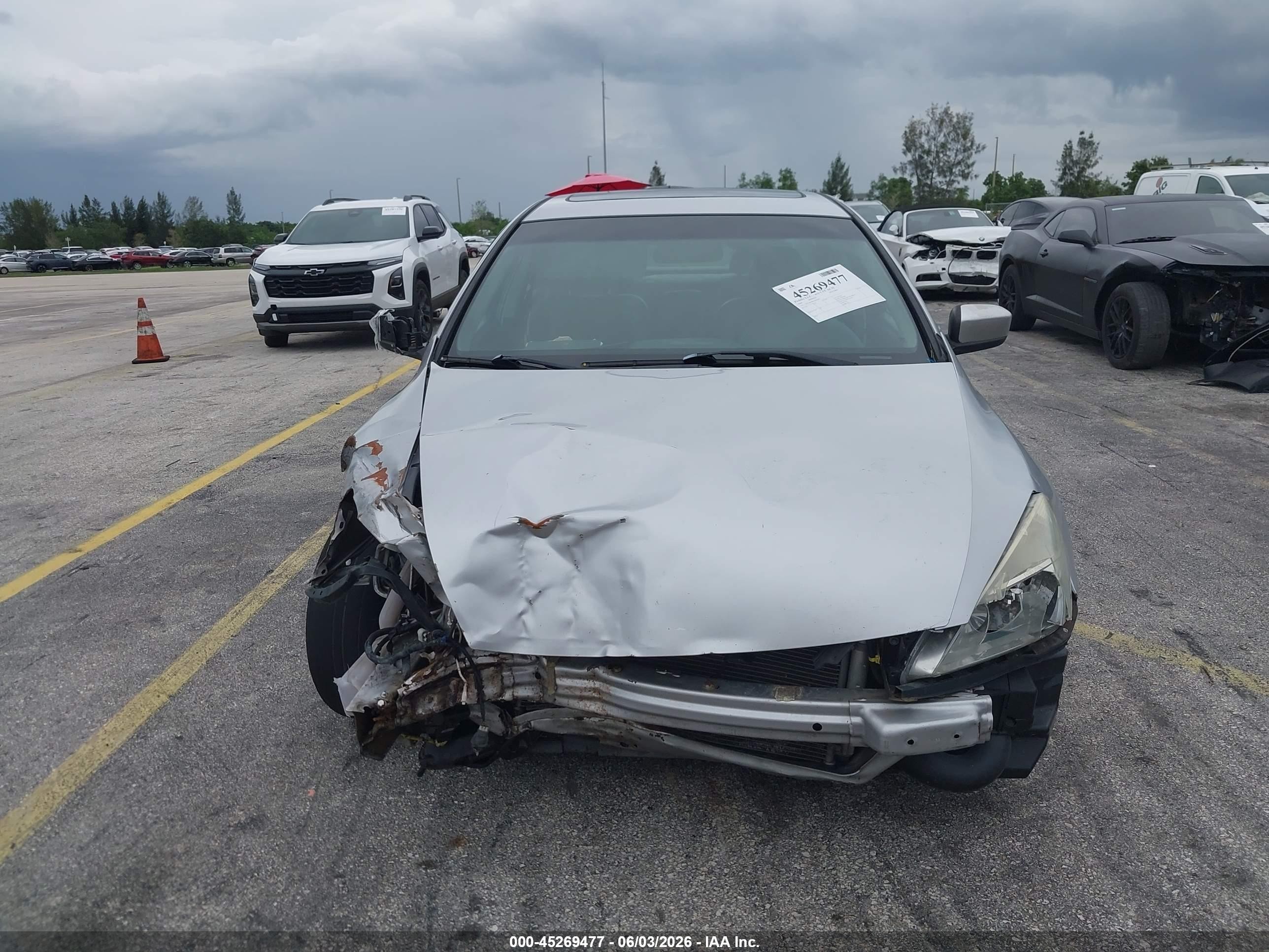 2006 Honda Accord 2.4 Ex Silver vin: 1HGCM56856A041062
