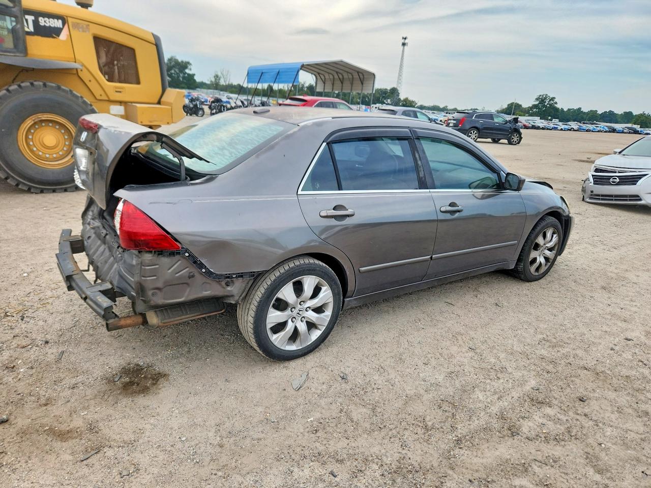 2006 Honda Accord Ex Gray vin: 1HGCM56856A046729