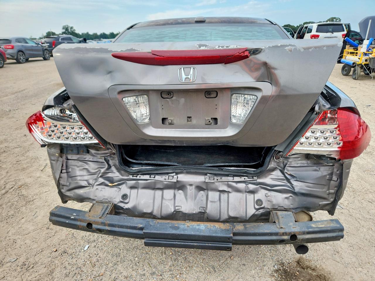 2006 Honda Accord Ex Gray vin: 1HGCM56856A046729
