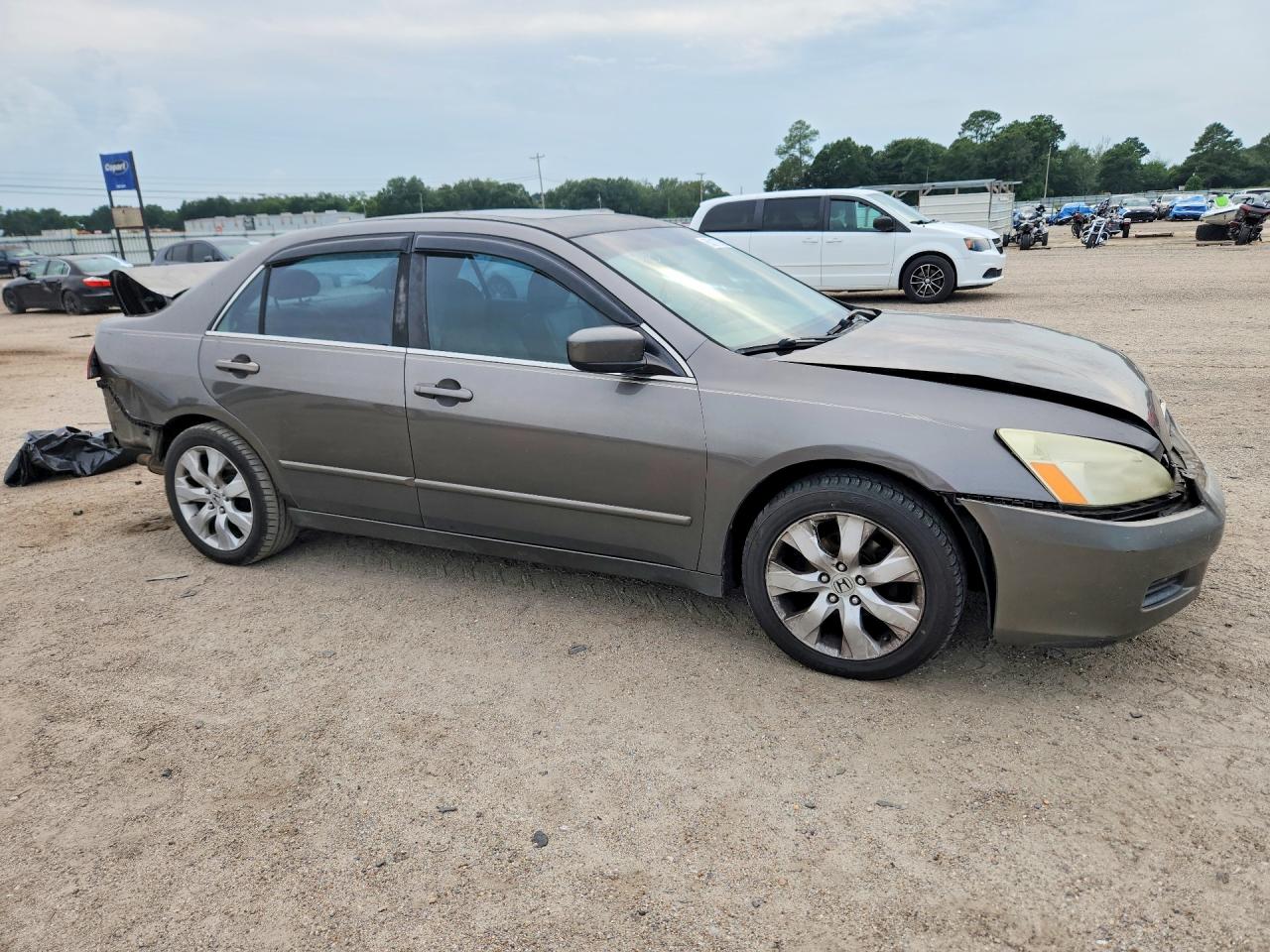 2006 Honda Accord Ex Gray vin: 1HGCM56856A046729
