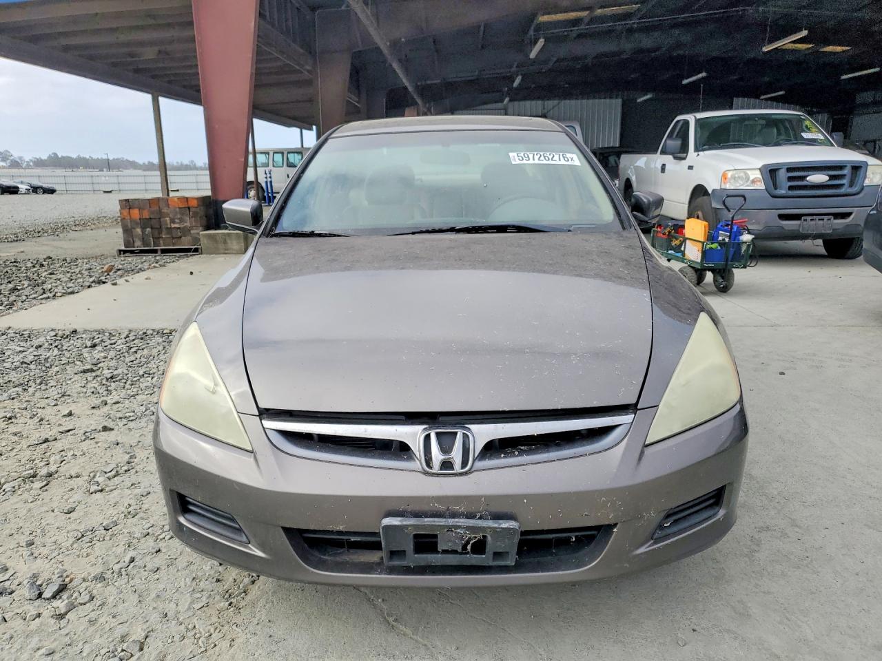 2006 Honda Accord Ex Gray vin: 1HGCM56856A092559