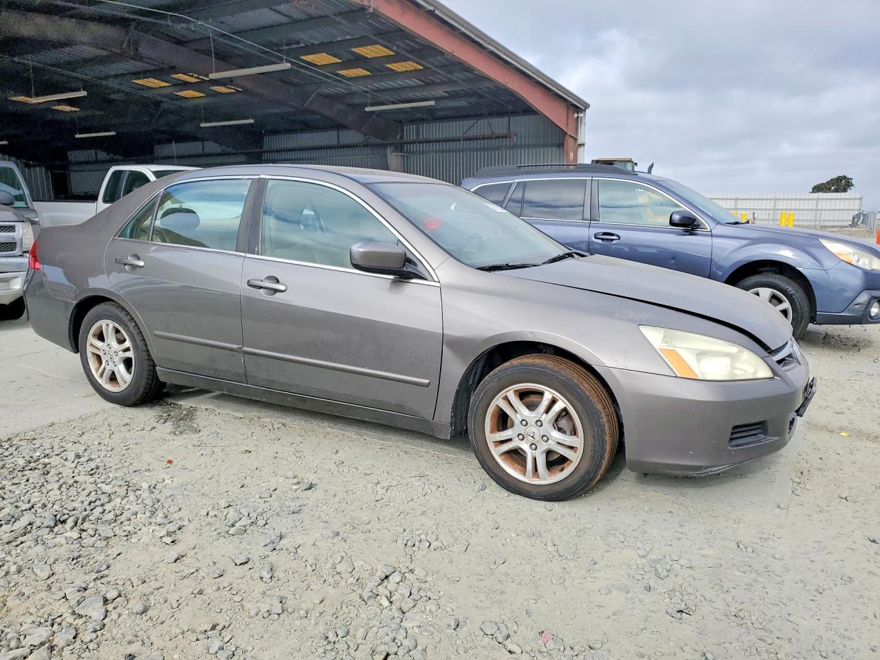 2006 Honda Accord Ex Gray vin: 1HGCM56856A092559