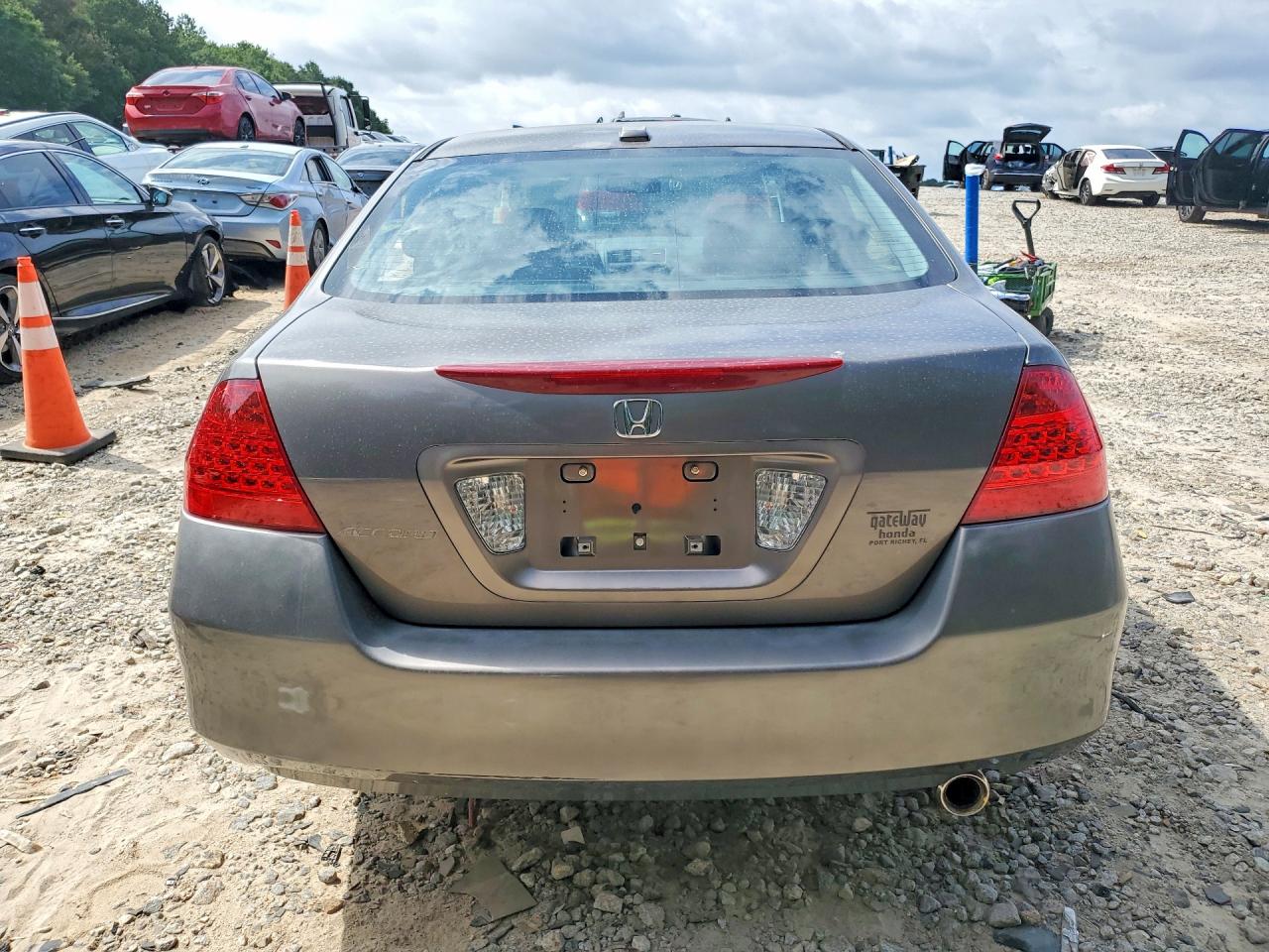 2006 Honda Accord Ex Gray vin: 1HGCM56856A096417