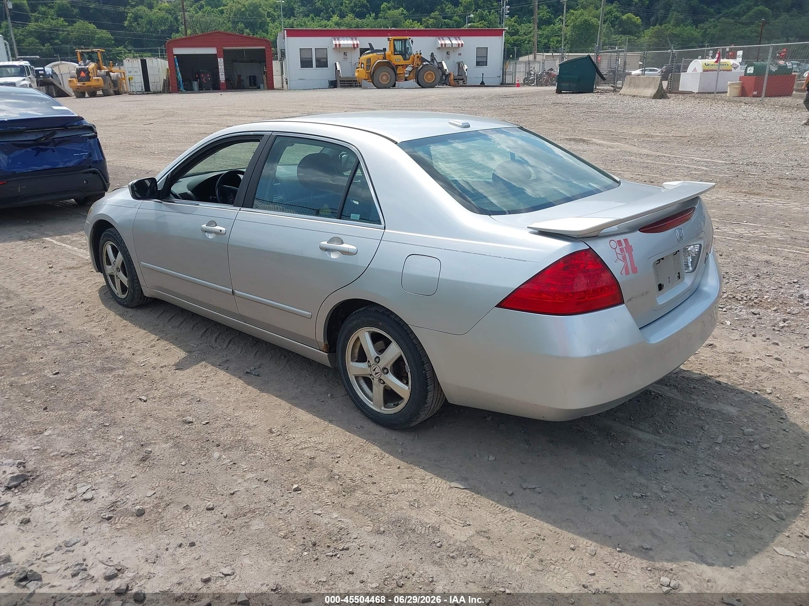 2006 Honda Accord 2.4 Ex Silver vin: 1HGCM56856A111126