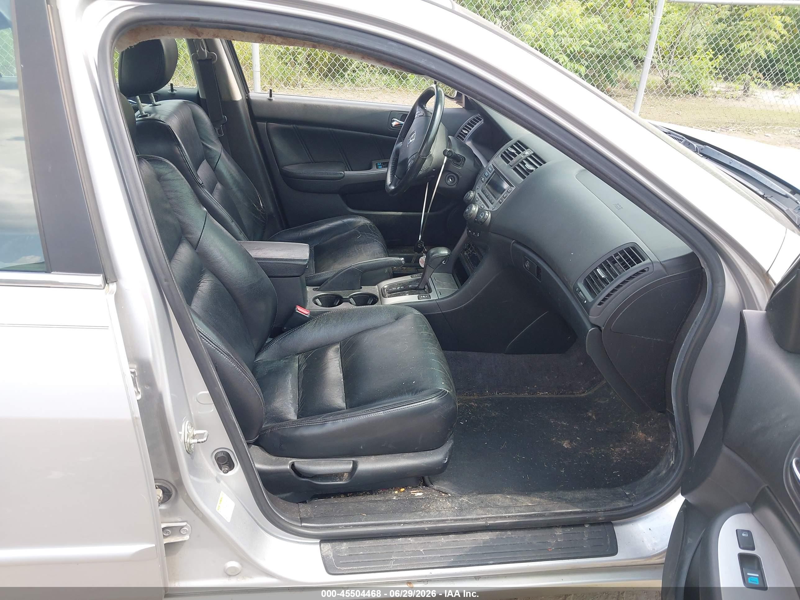 2006 Honda Accord 2.4 Ex Silver vin: 1HGCM56856A111126