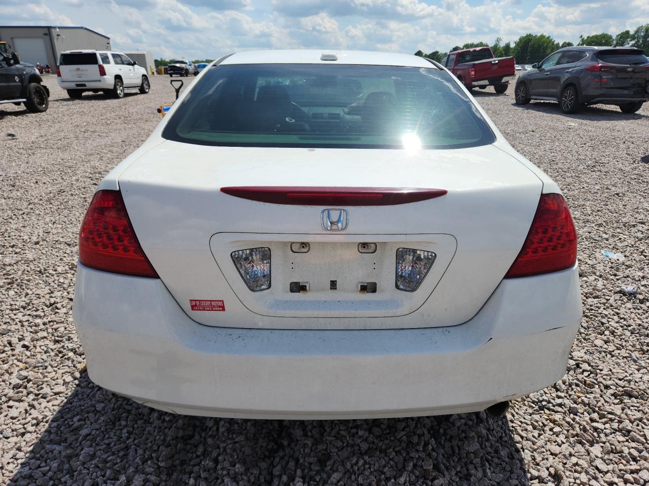 2006 Honda Accord Ex White vin: 1HGCM56856A119436