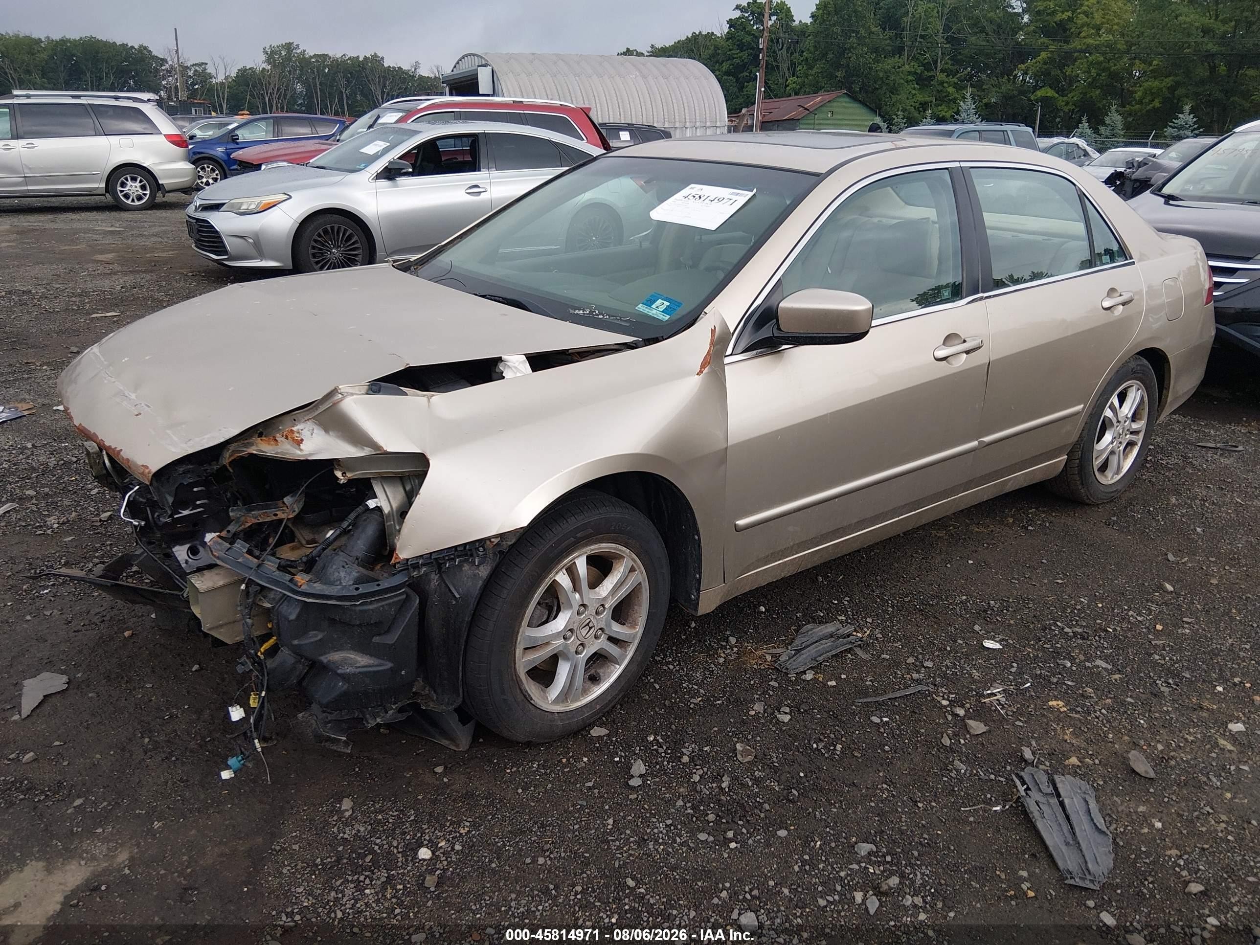 2006 Honda Accord 2.4 Ex Gold vin: 1HGCM56856A136463