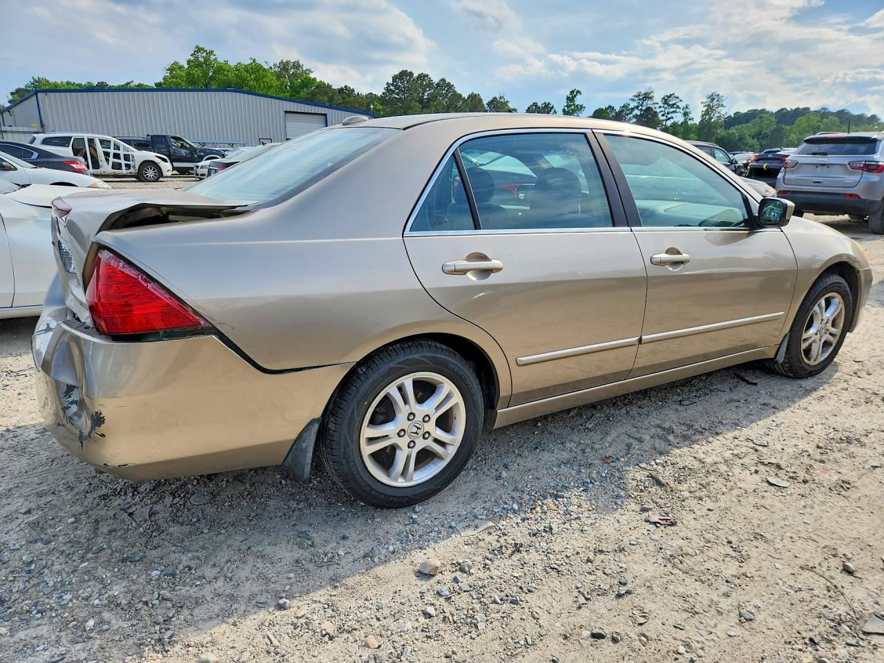 2006 Honda Accord Ex Tan vin: 1HGCM56856A139721