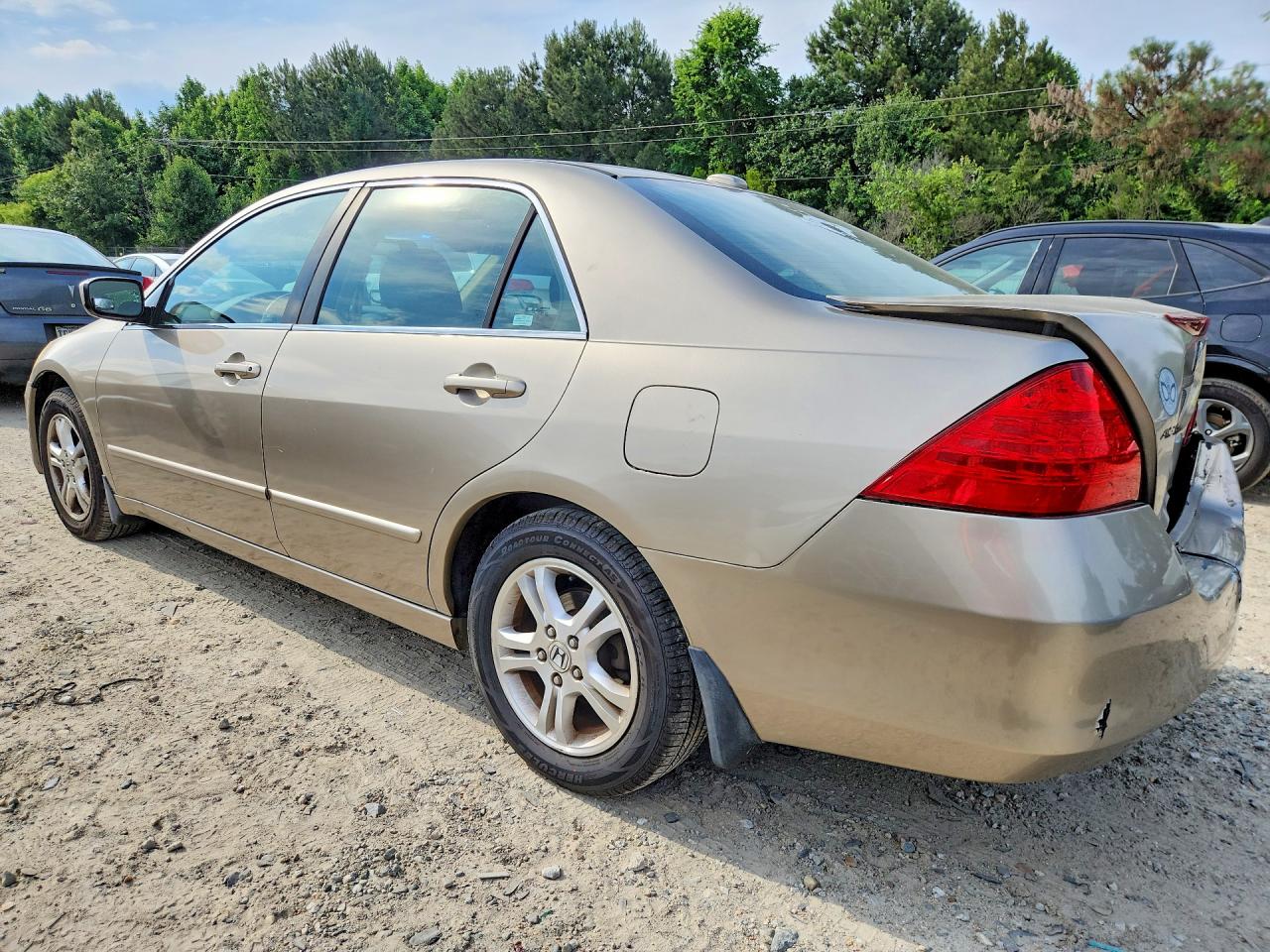 2006 Honda Accord Ex Tan vin: 1HGCM56856A139721