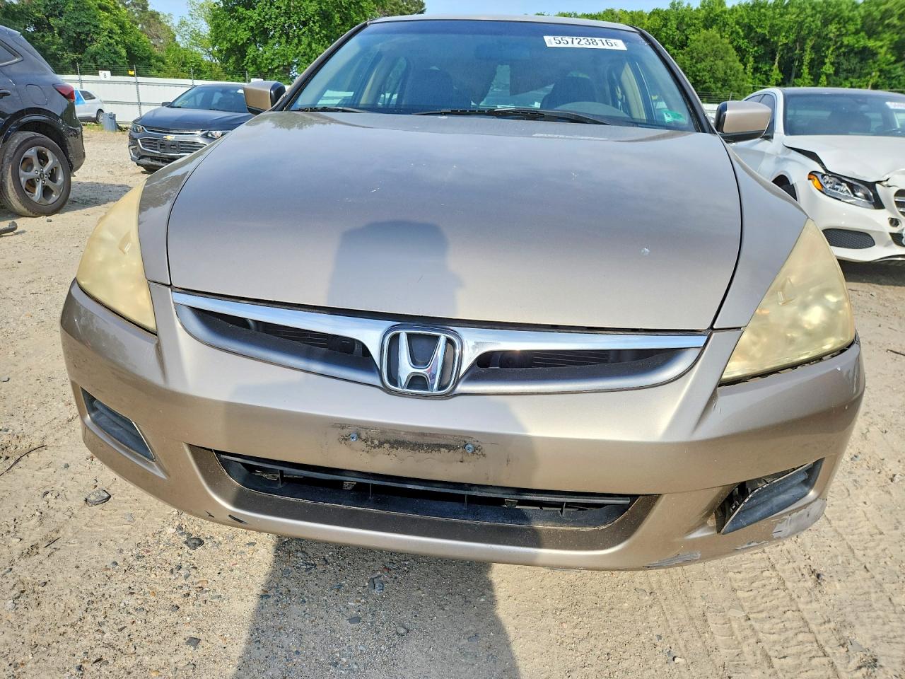 2006 Honda Accord Ex Tan vin: 1HGCM56856A139721