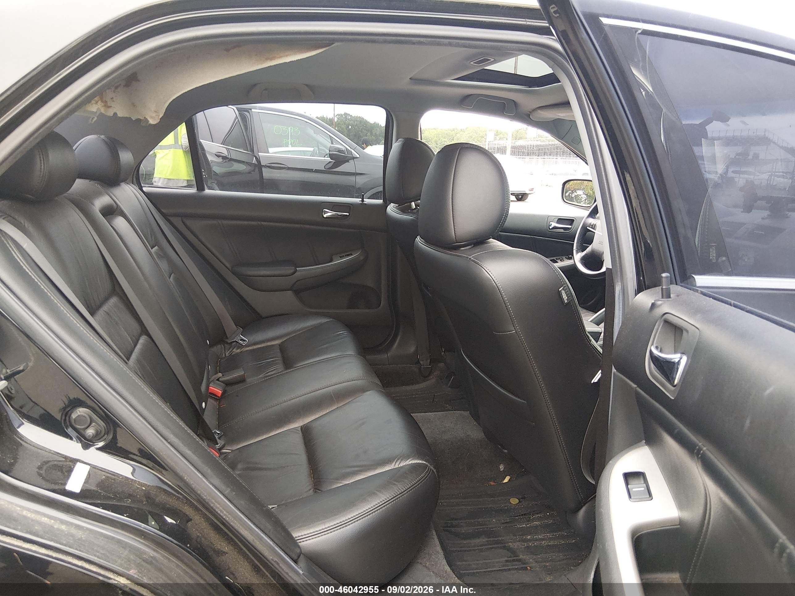 2007 Honda Accord 2.4 Ex Черный vin: 1HGCM56857A003994