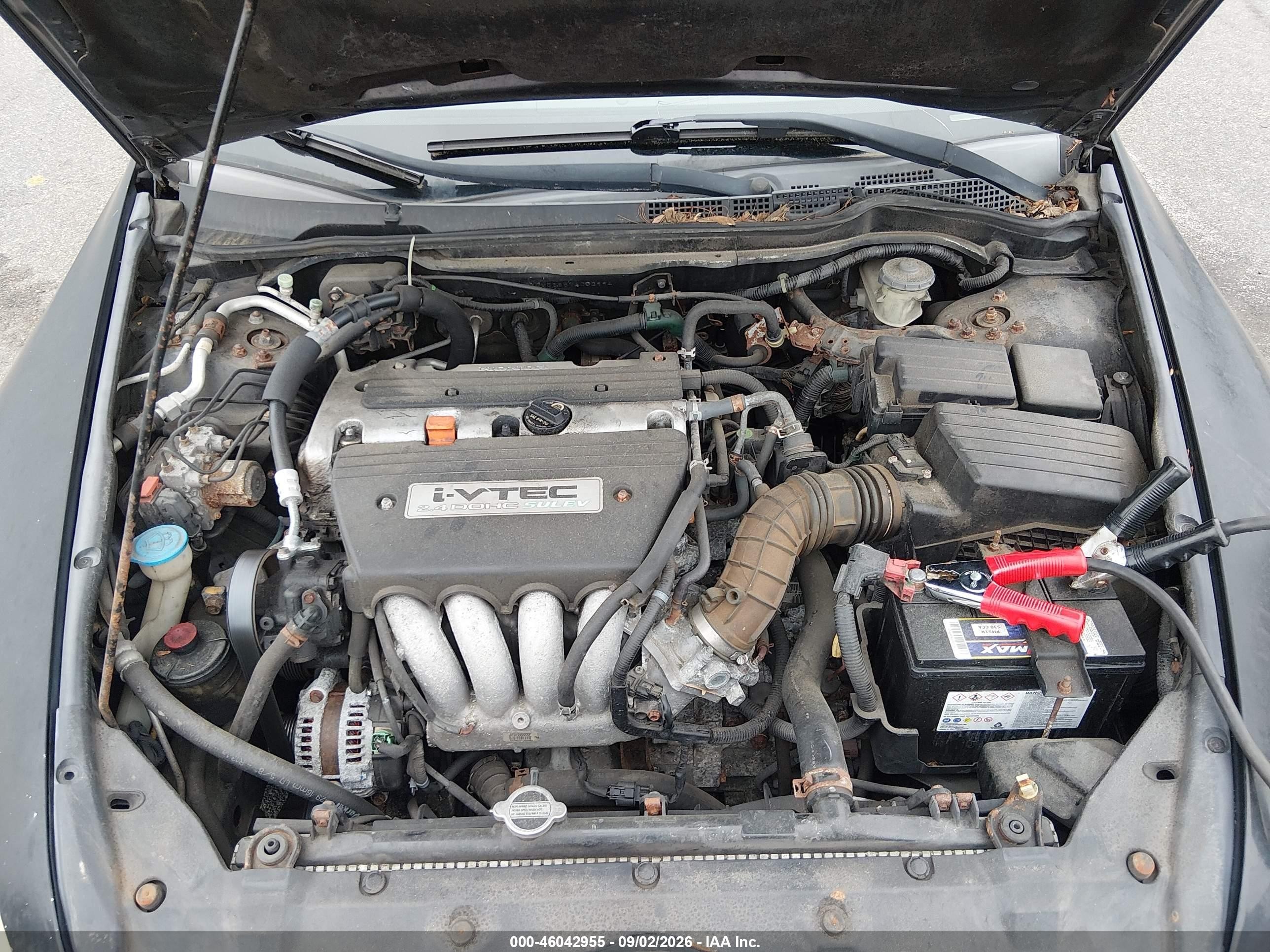 2007 Honda Accord 2.4 Ex Черный vin: 1HGCM56857A003994