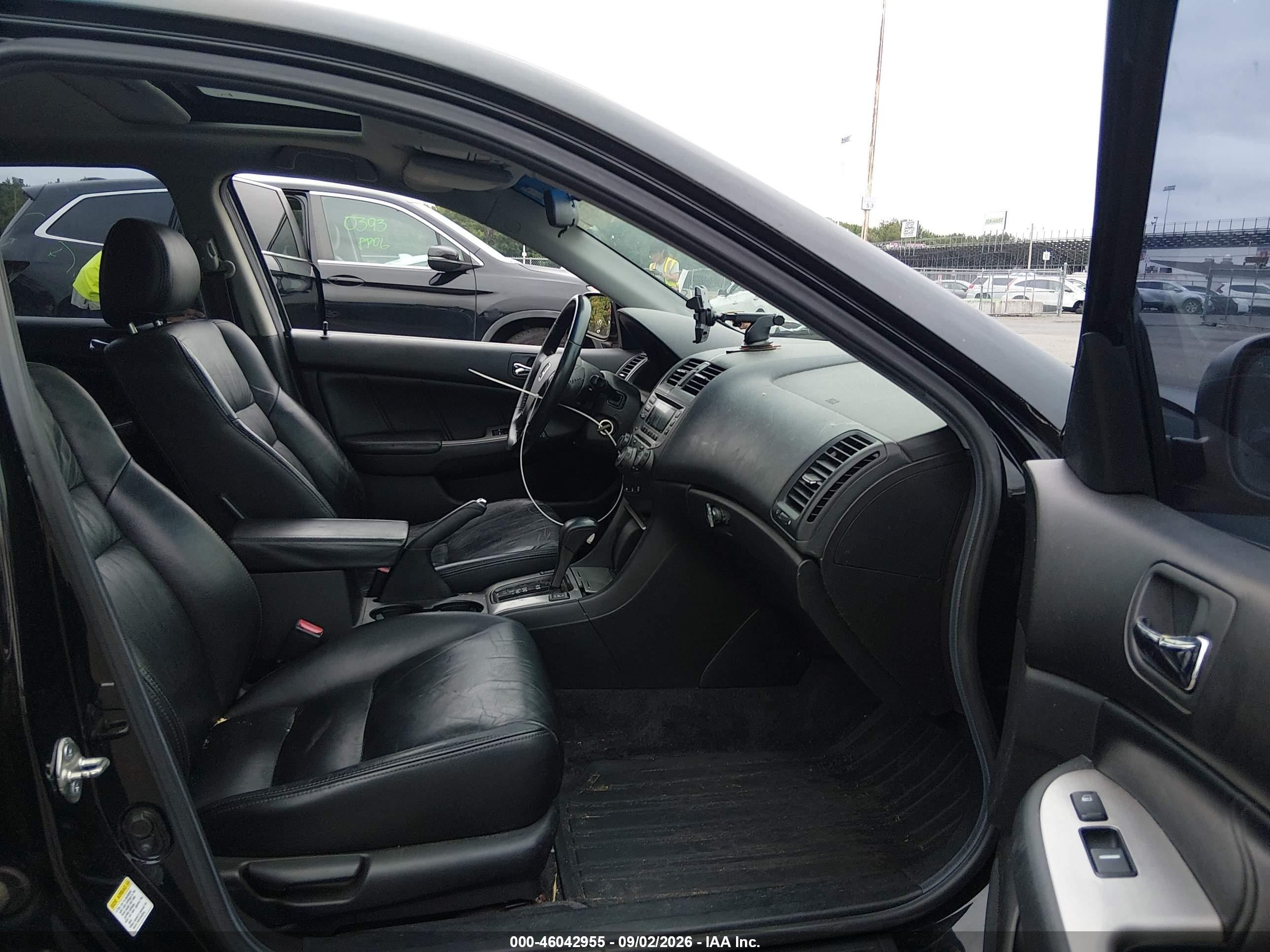 2007 Honda Accord 2.4 Ex Черный vin: 1HGCM56857A003994