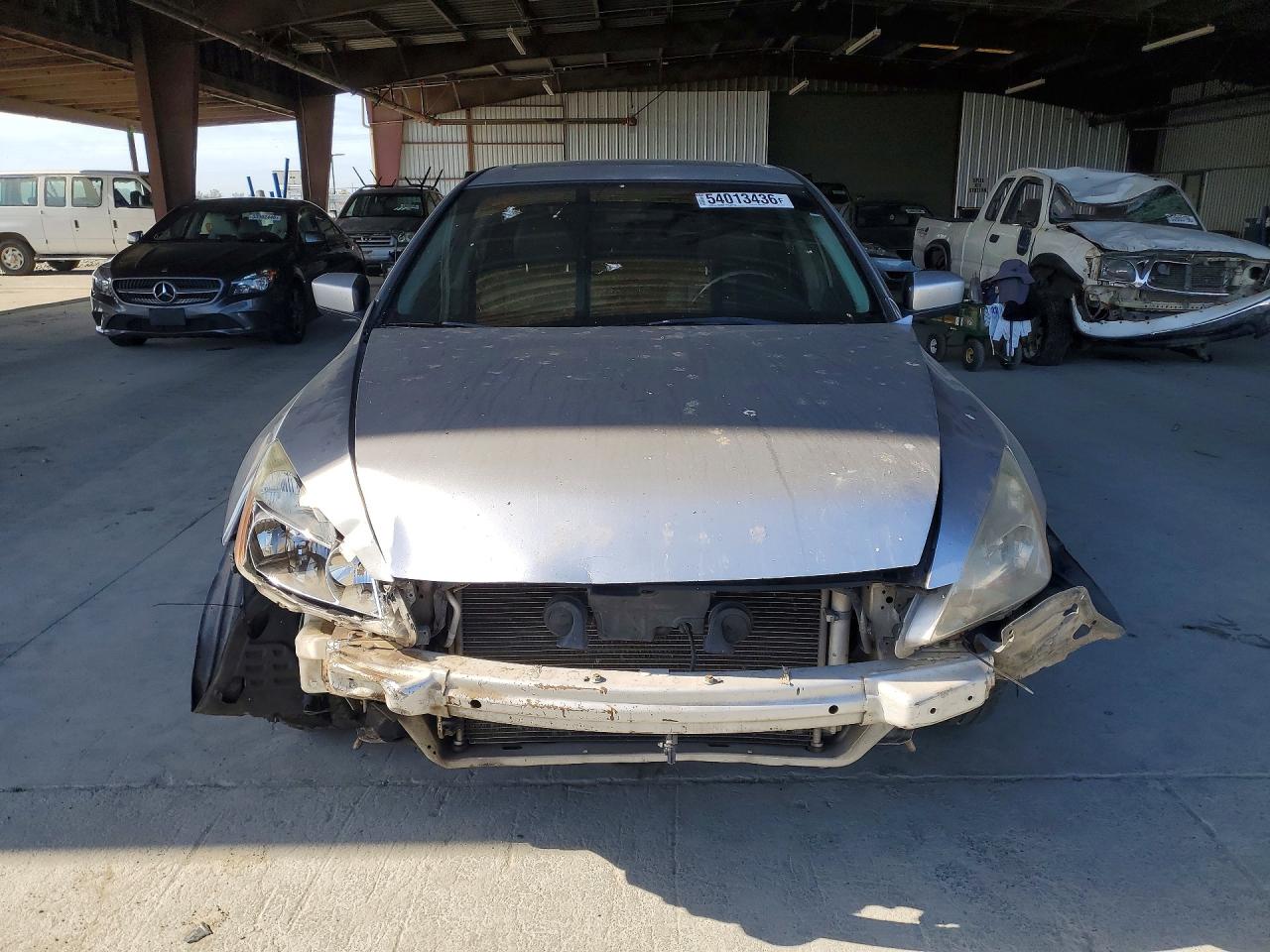 2007 Honda Accord Ex Silver vin: 1HGCM56857A016454