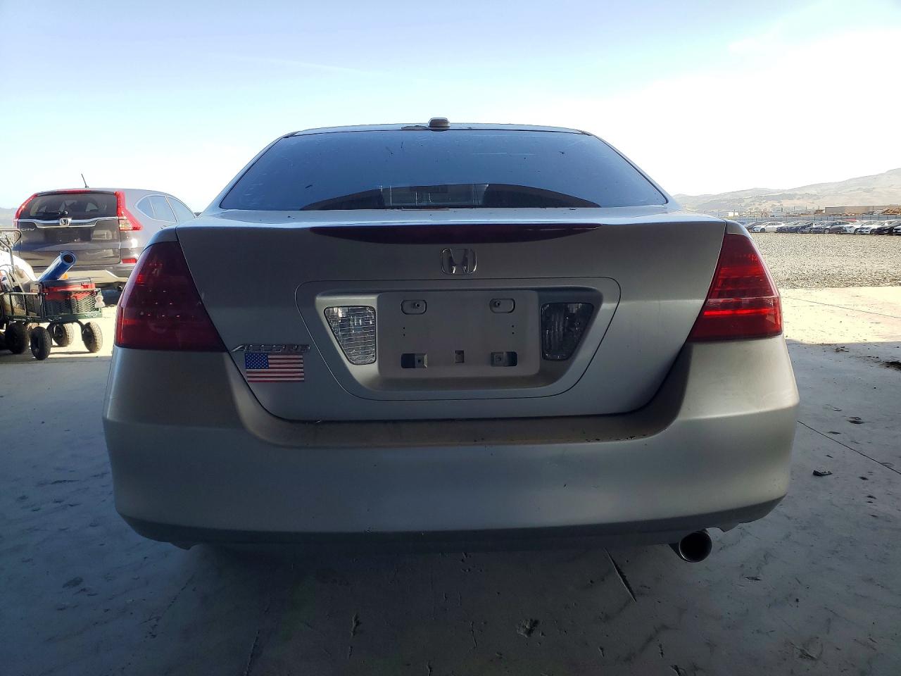2007 Honda Accord Ex Silver vin: 1HGCM56857A016454