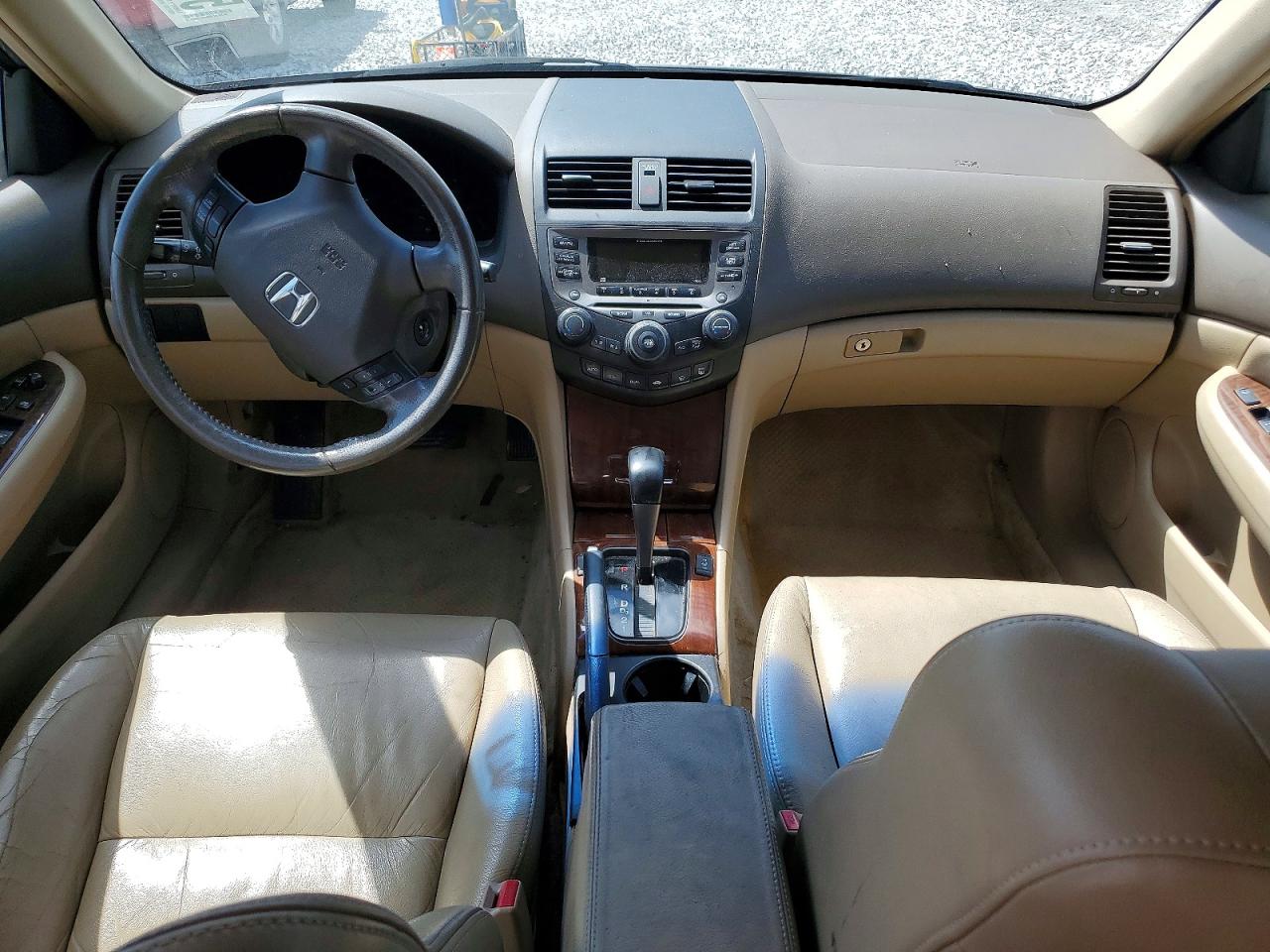 2007 Honda Accord Ex Silver vin: 1HGCM56857A018673