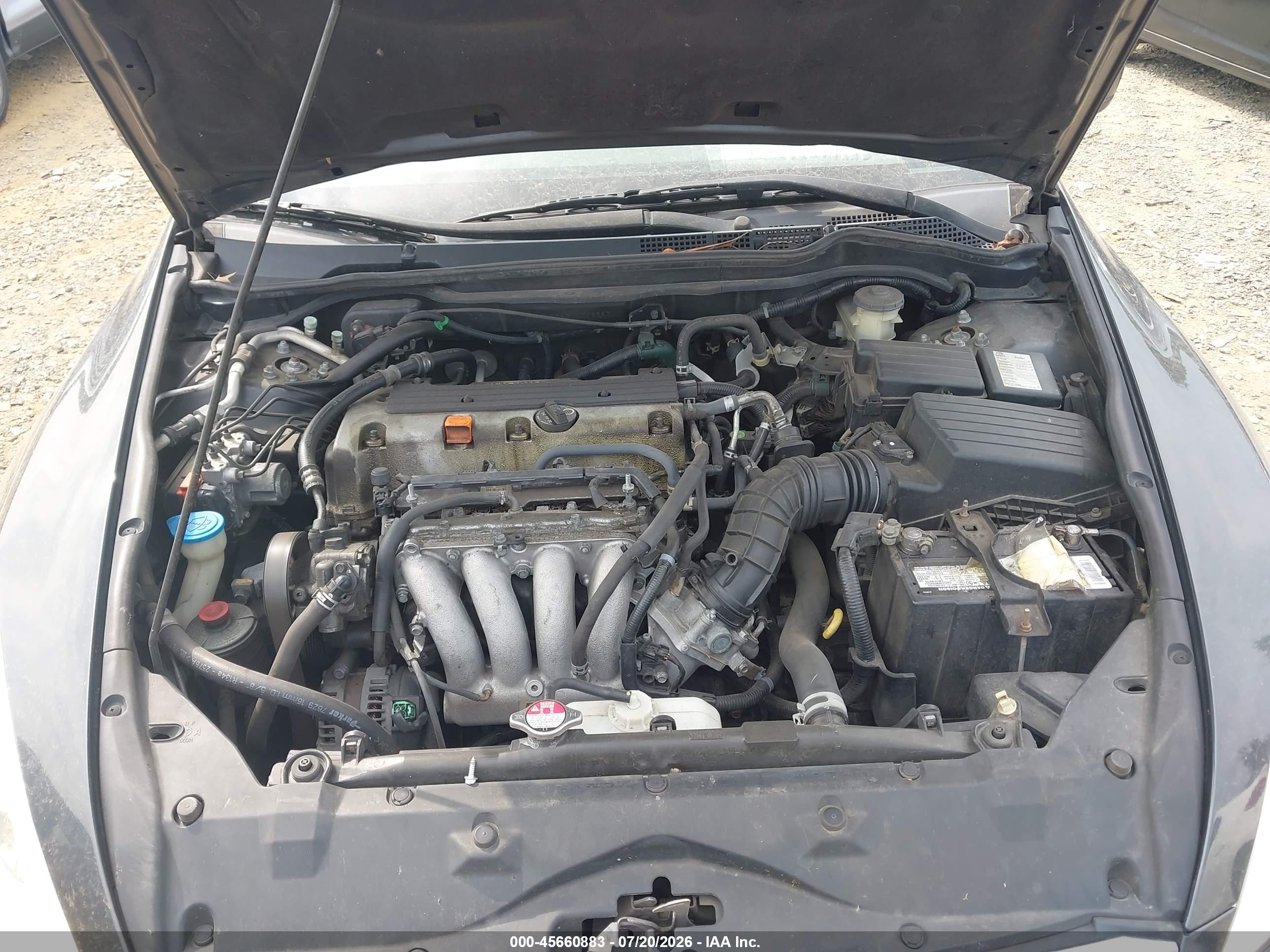 2007 Honda Accord 2.4 Ex Gray vin: 1HGCM56857A043587