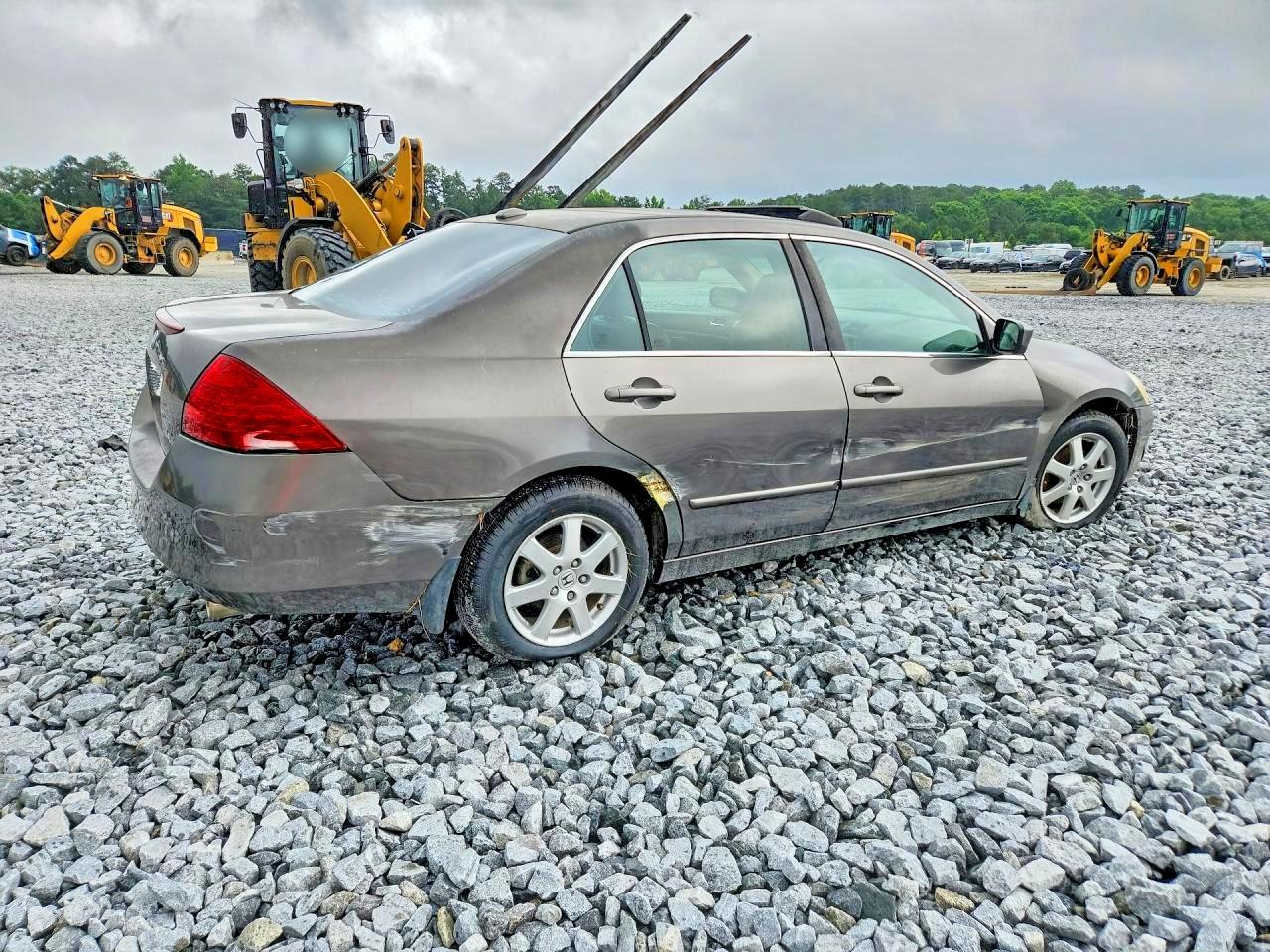 2007 Honda Accord Ex Tan vin: 1HGCM56857A048725
