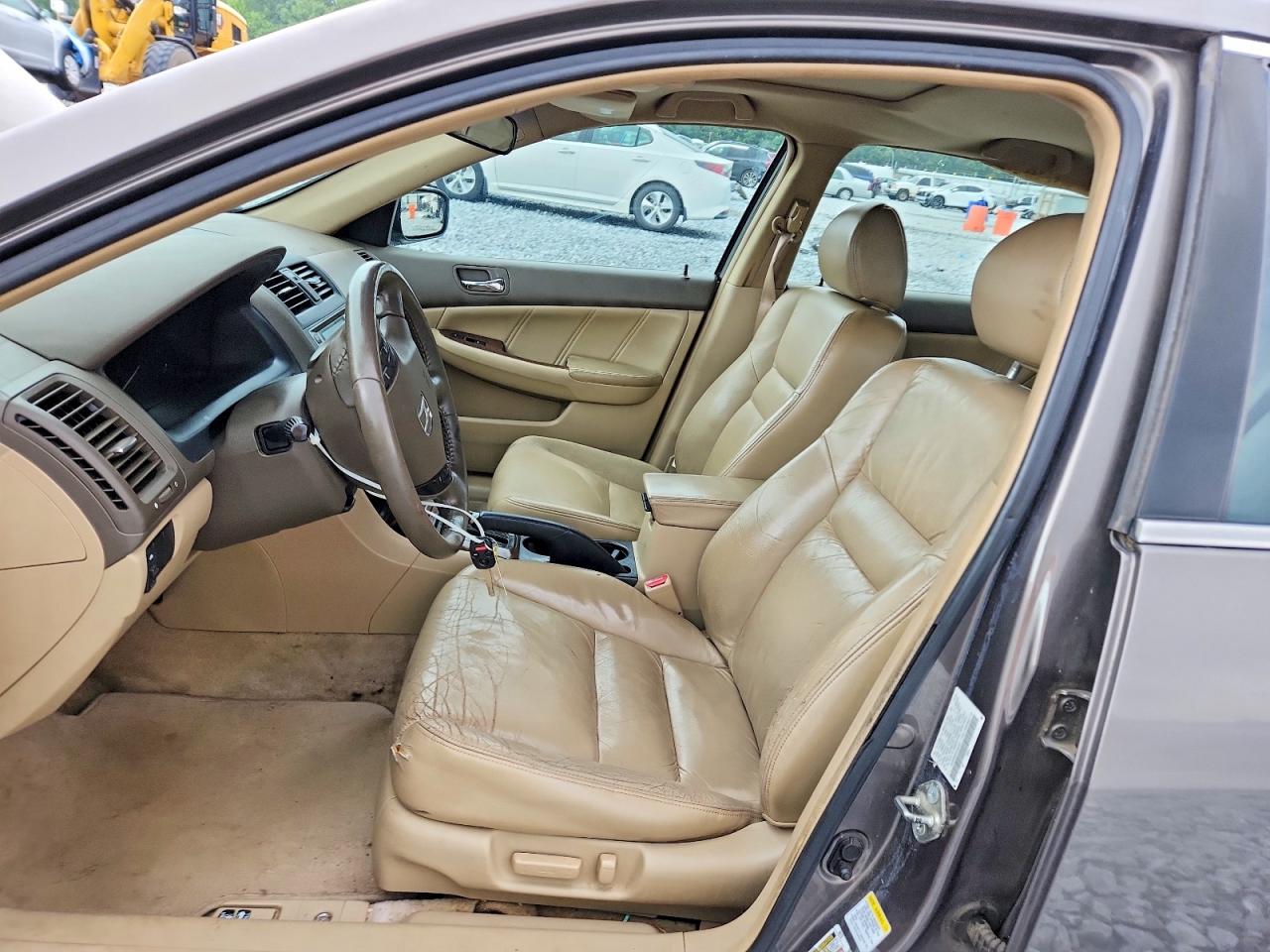 2007 Honda Accord Ex Tan vin: 1HGCM56857A048725