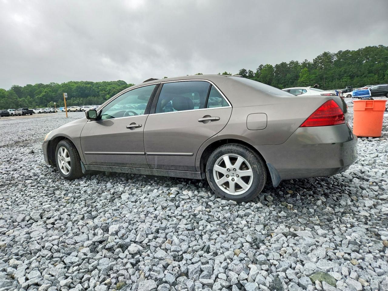 2007 Honda Accord Ex Tan vin: 1HGCM56857A048725