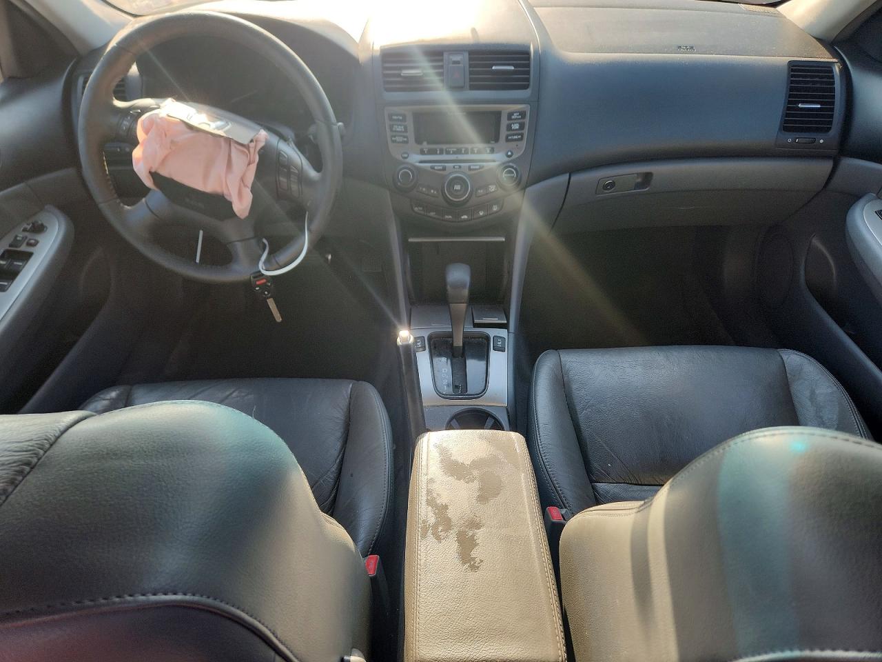 2007 Honda Accord Ex Red vin: 1HGCM56857A070983