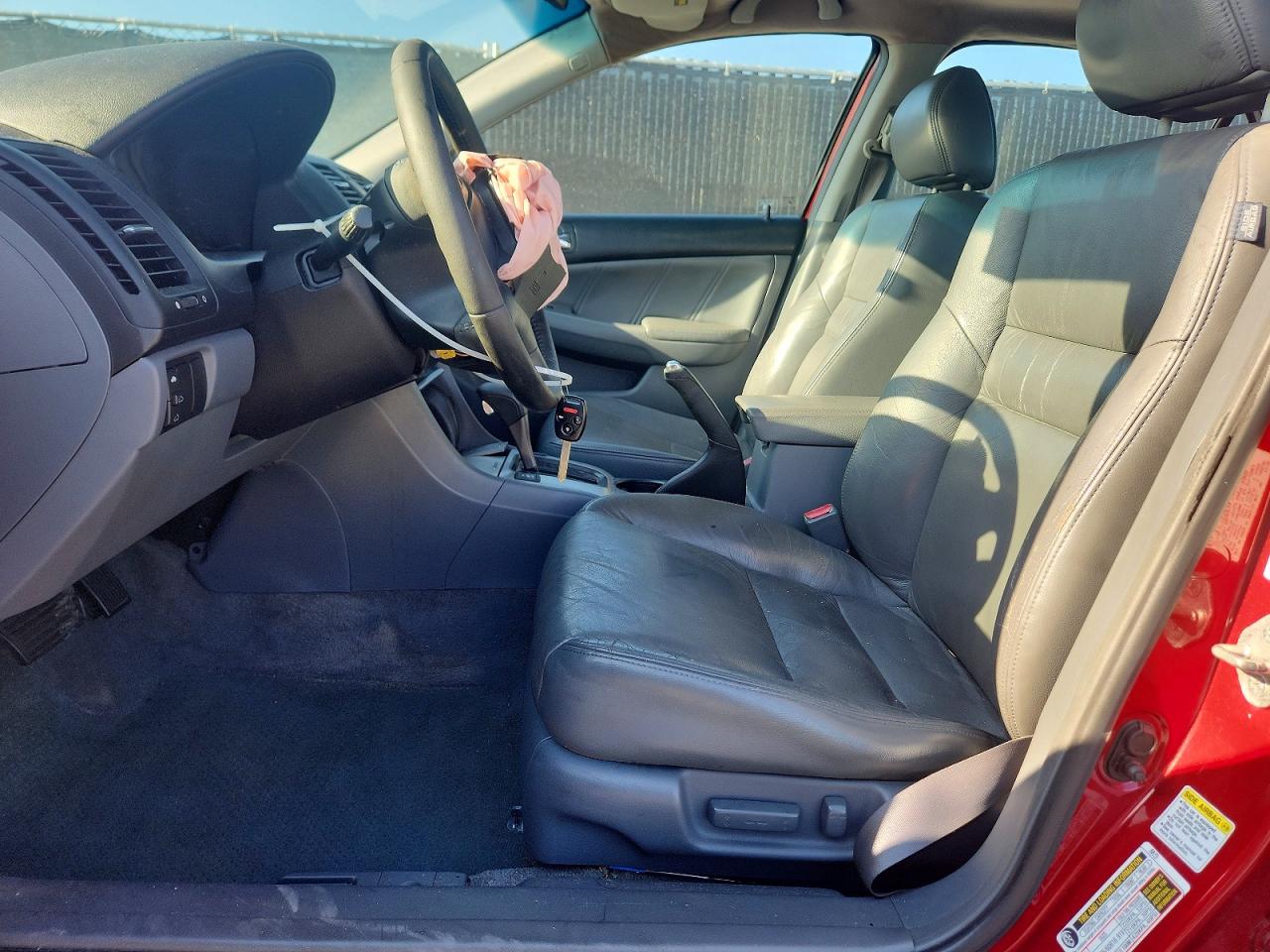 2007 Honda Accord Ex Red vin: 1HGCM56857A070983