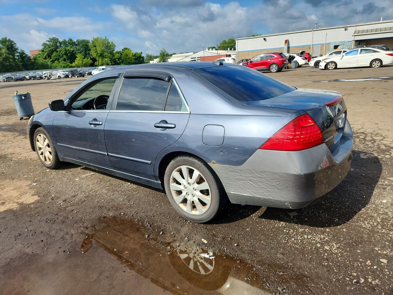 2007 Honda Accord Ex Gray vin: 1HGCM56857A076511