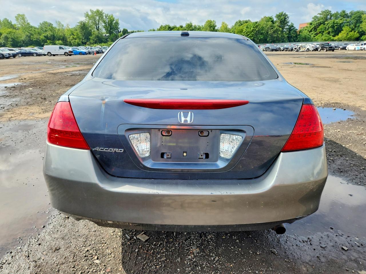2007 Honda Accord Ex Gray vin: 1HGCM56857A076511