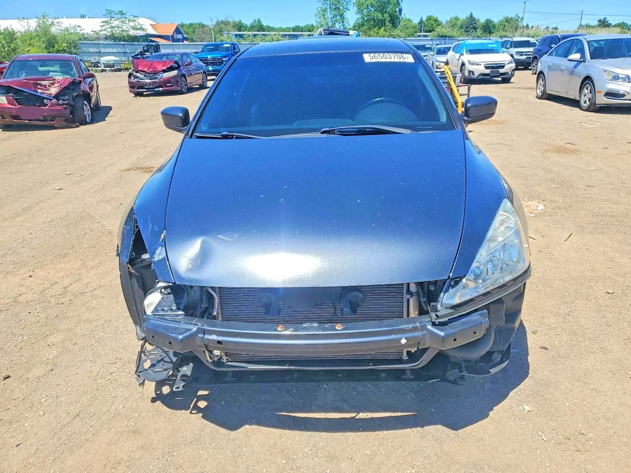 2007 Honda Accord Ex Blue vin: 1HGCM56857A077190